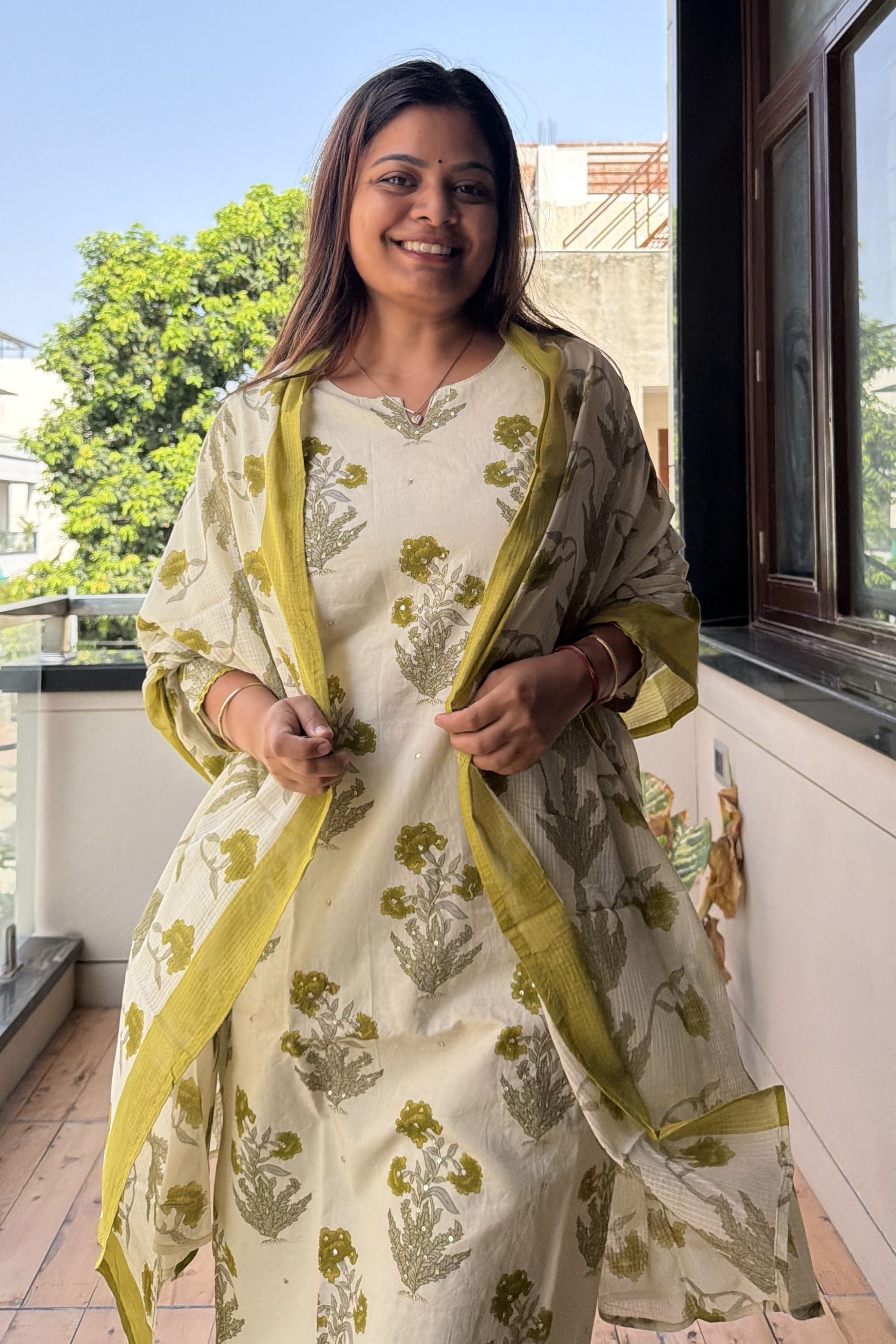 Dupatta Pant Set