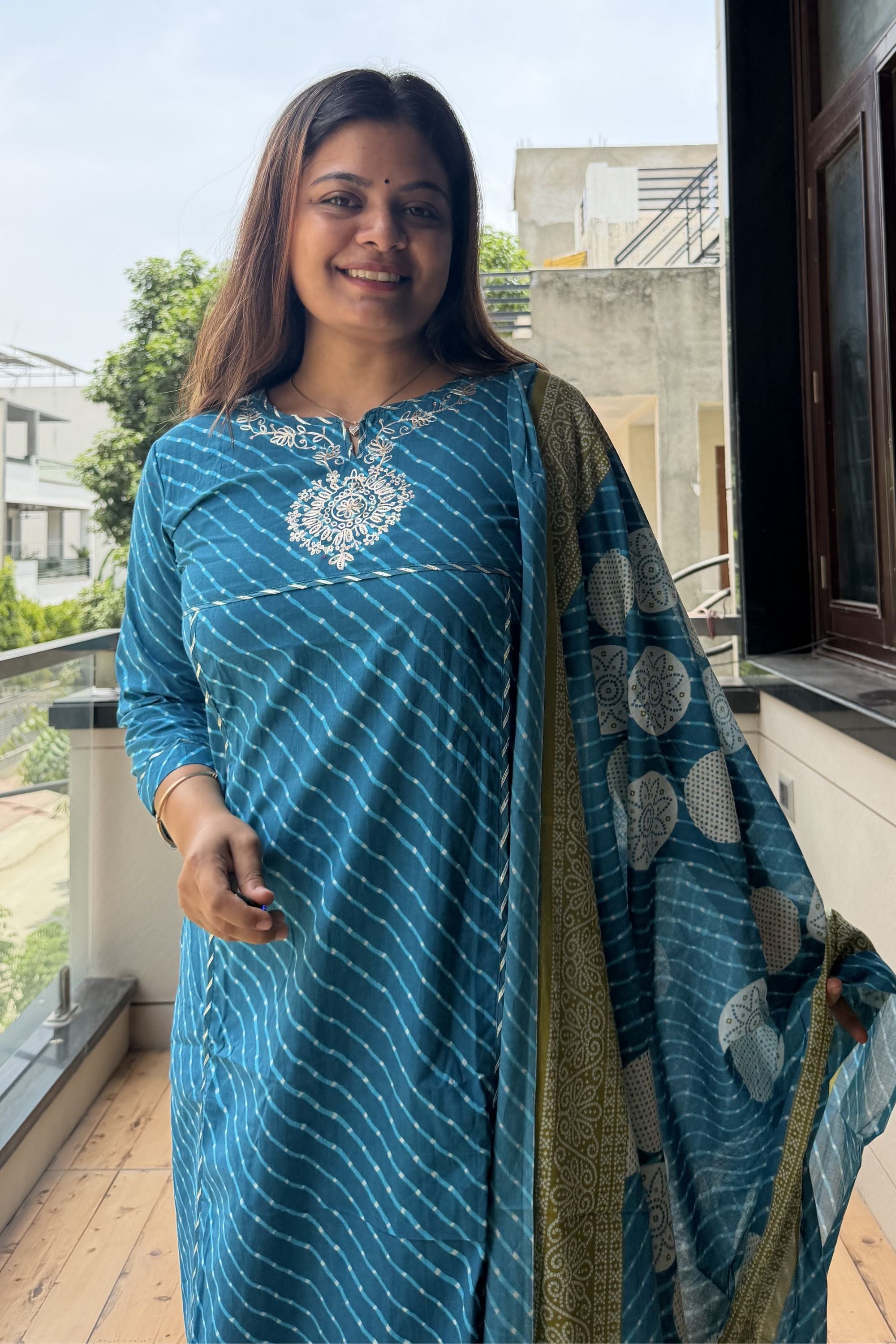 Dupatta Pant Set