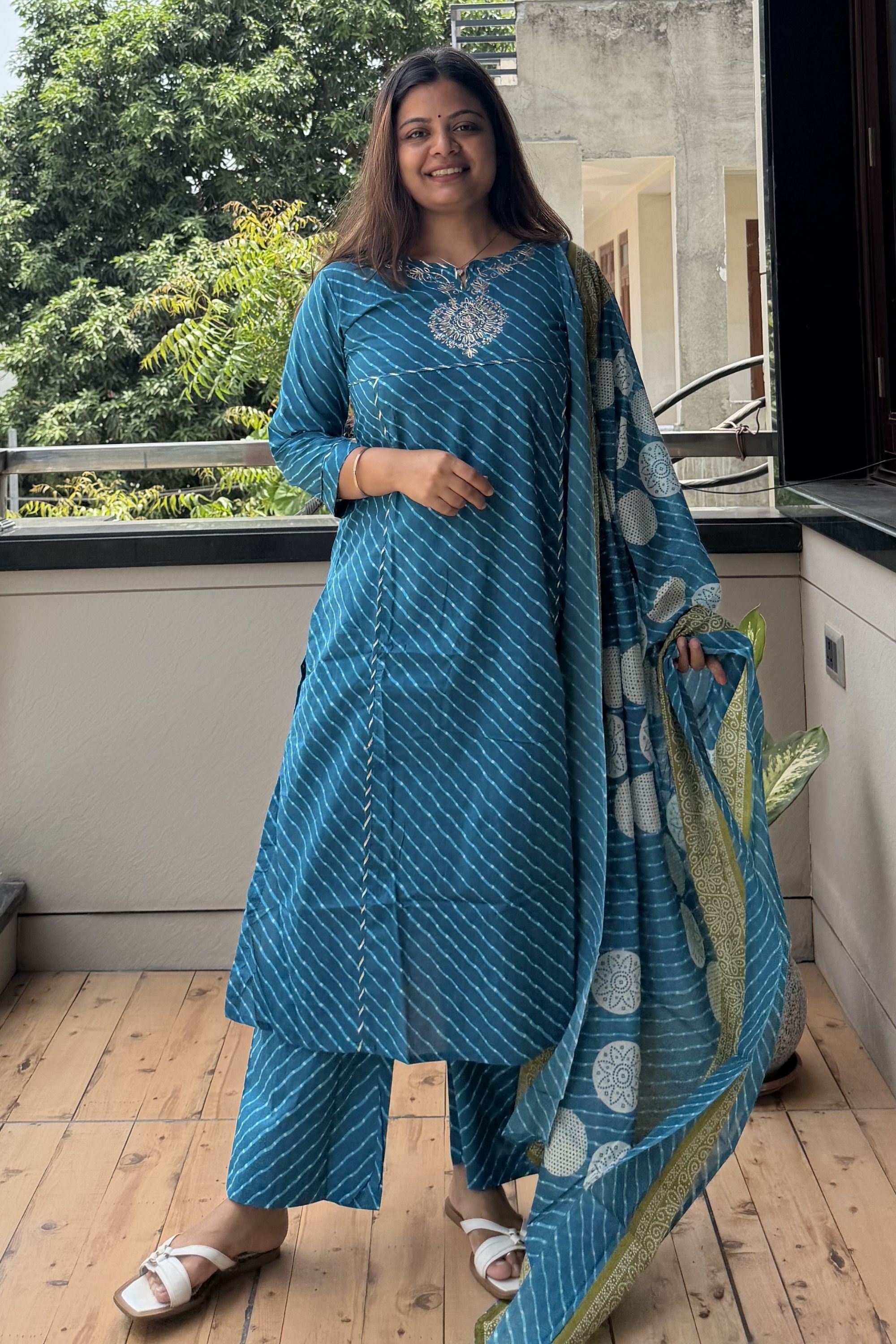 Dupatta Pant Set