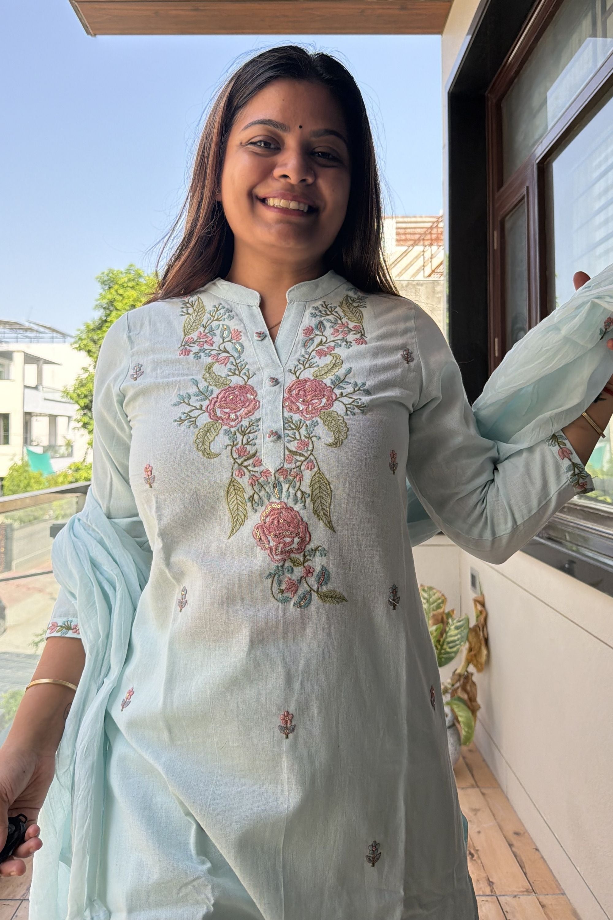 Dupatta Pant Set