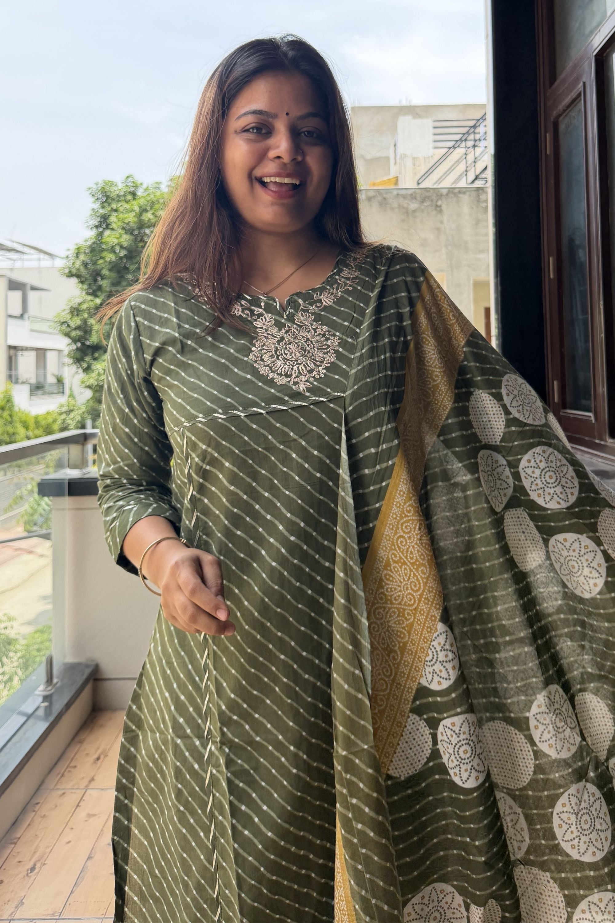 Dupatta Pant Set