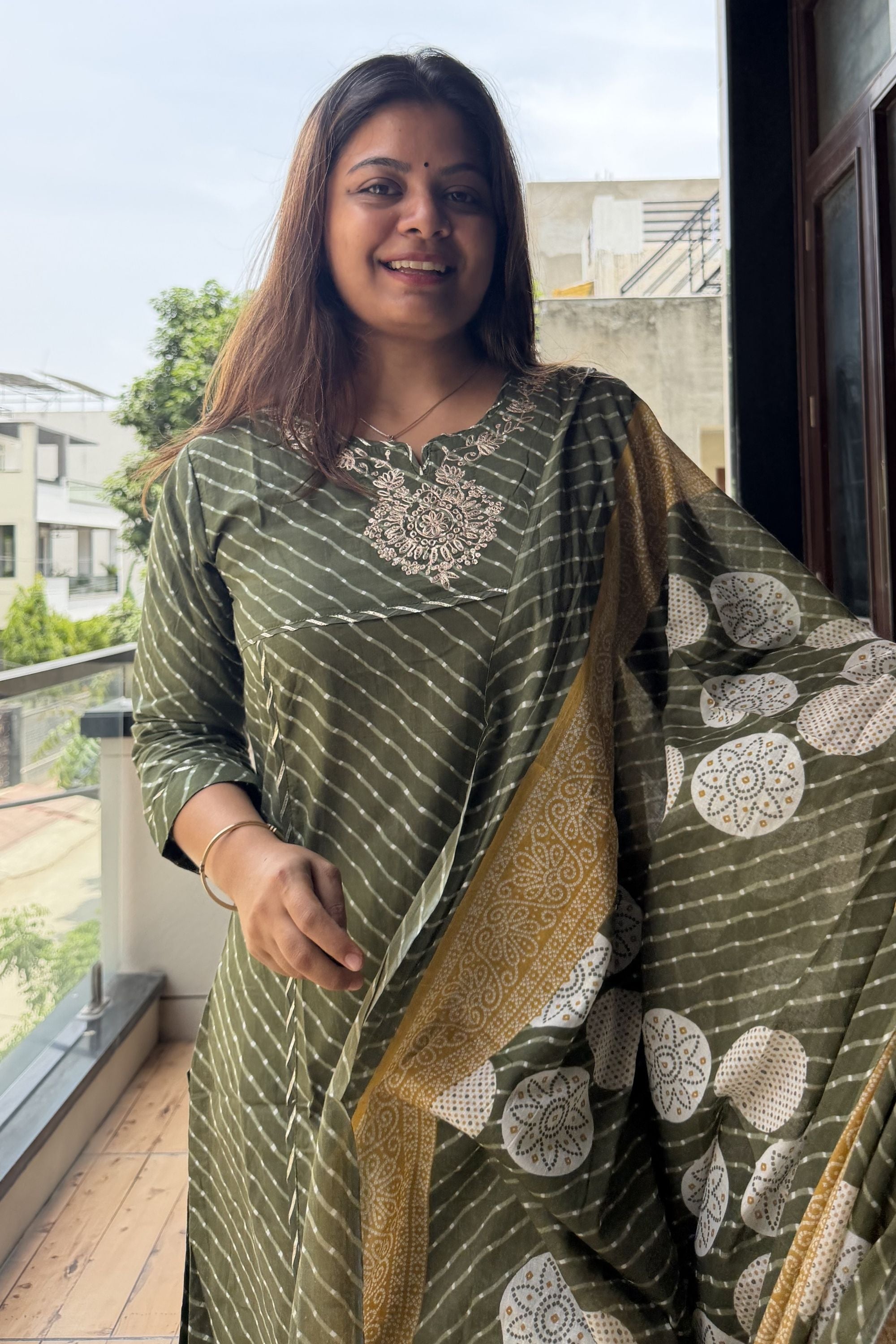 Dupatta Pant Set