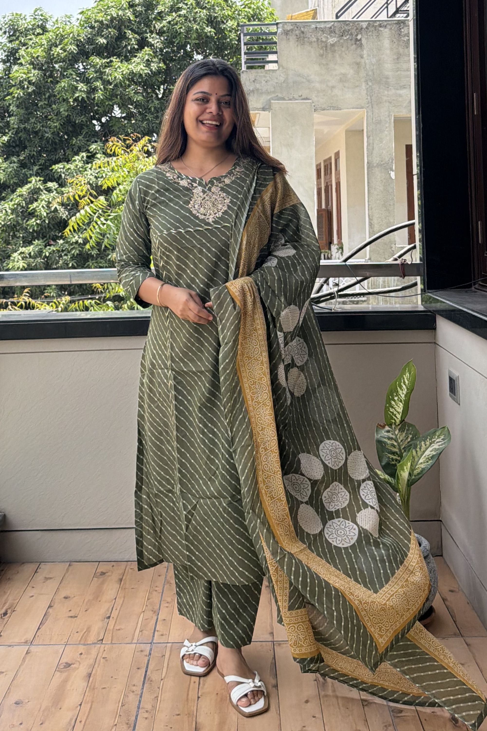 Dupatta Pant Set