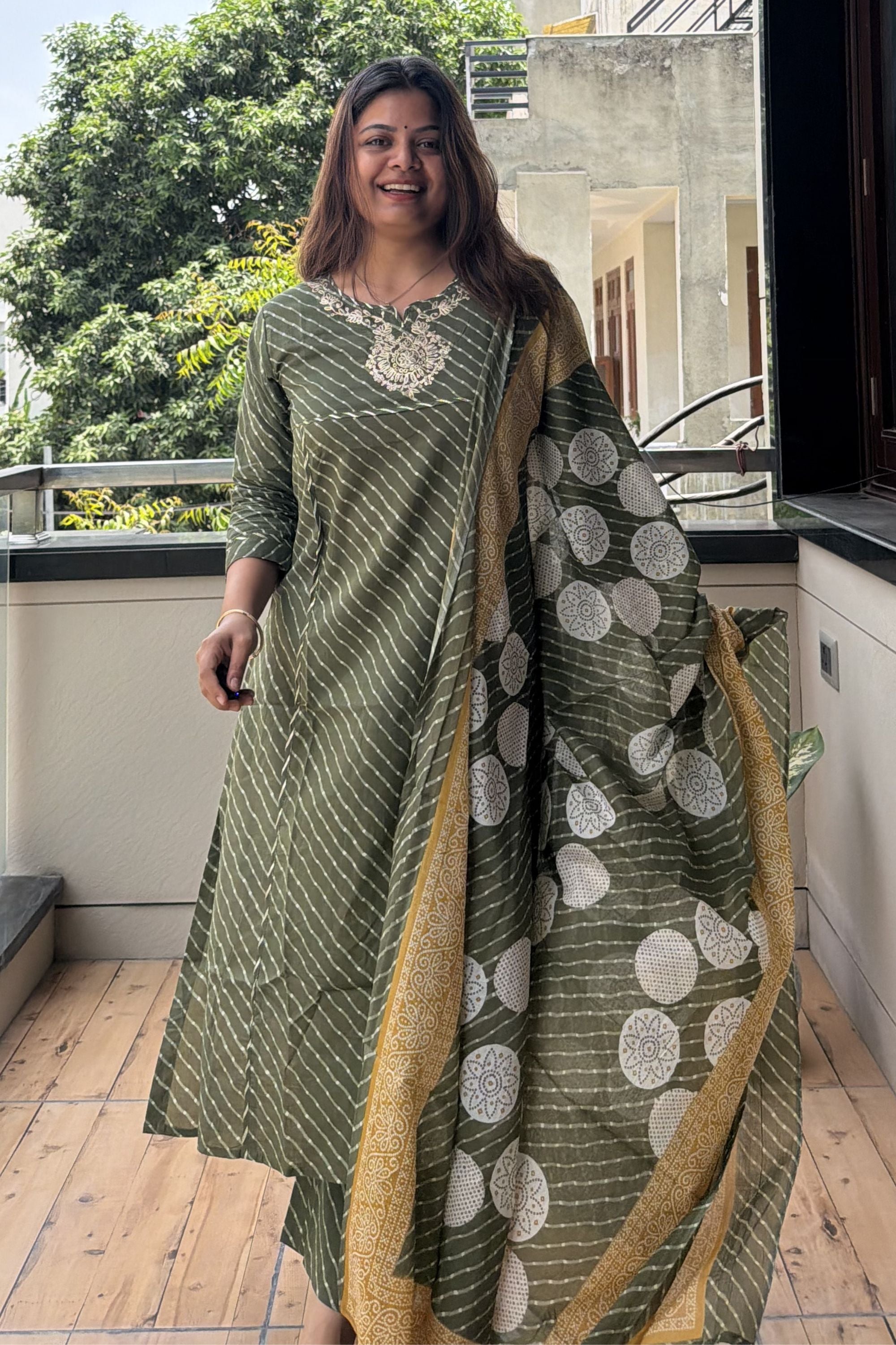 Dupatta Pant Set