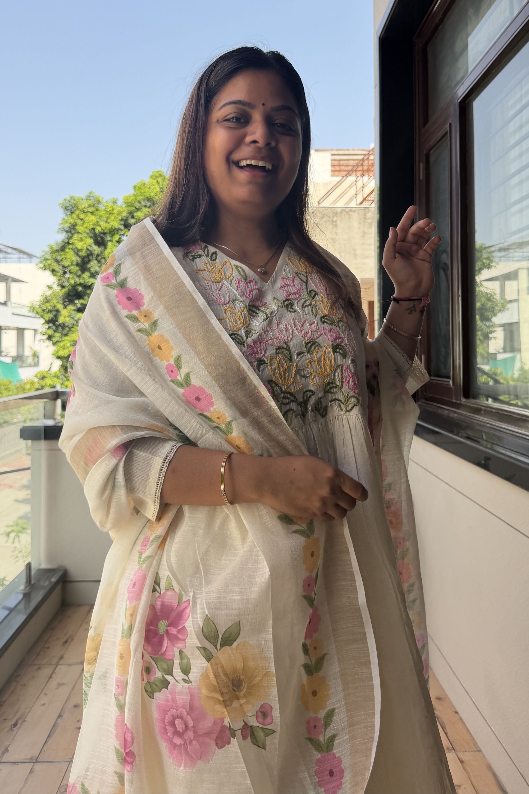 Dupatta Pant Set