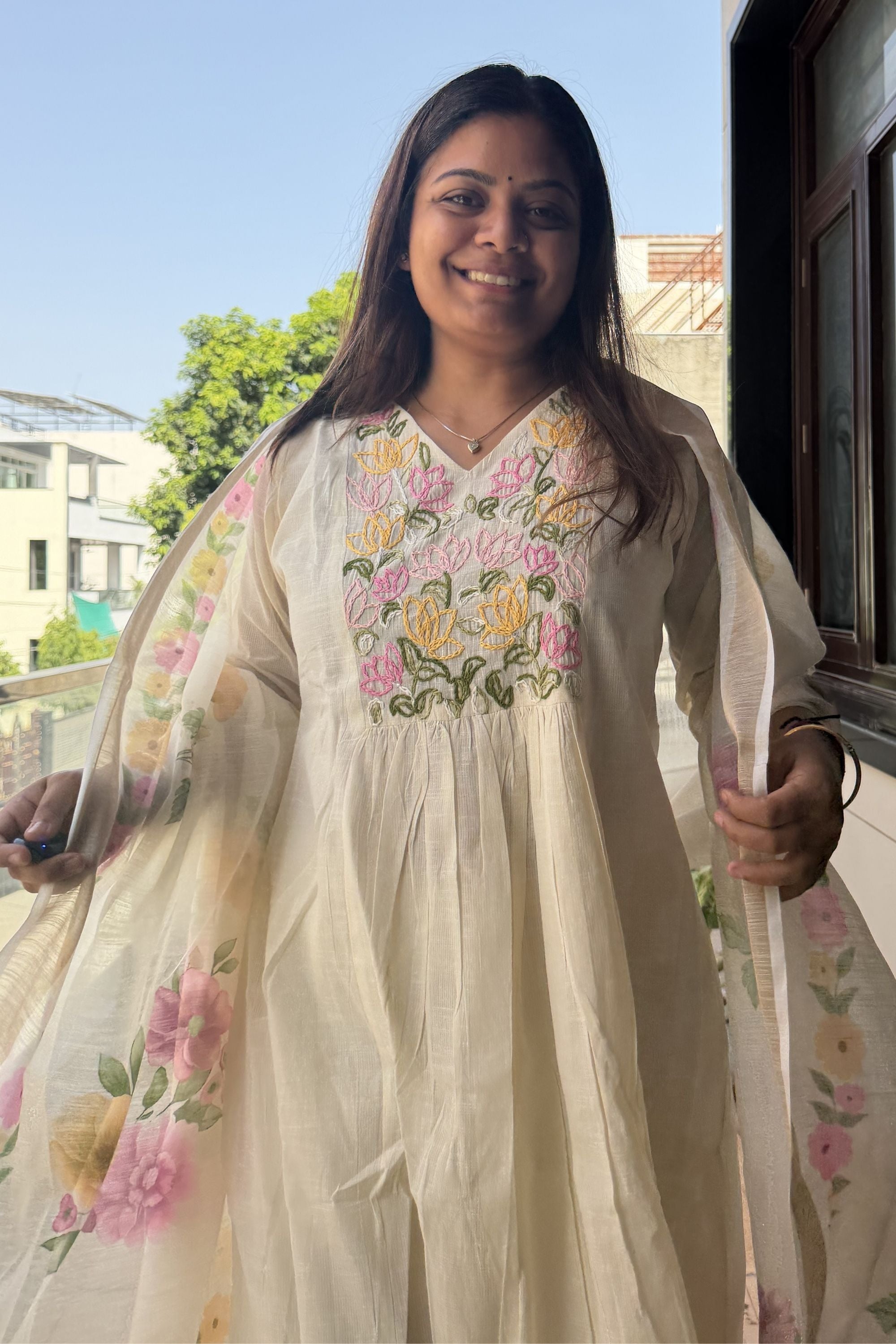 Dupatta Pant Set