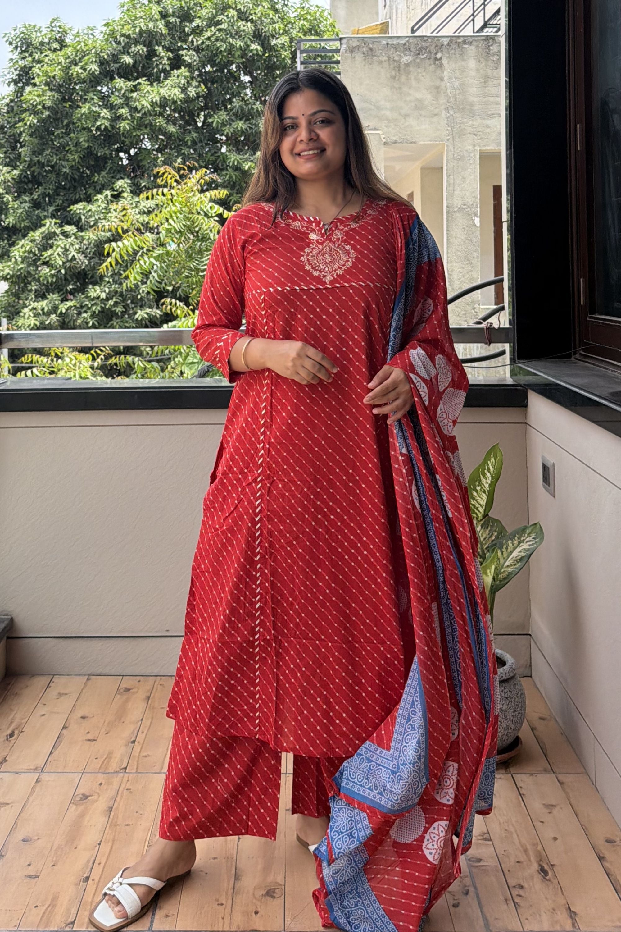 Dupatta Pant Set