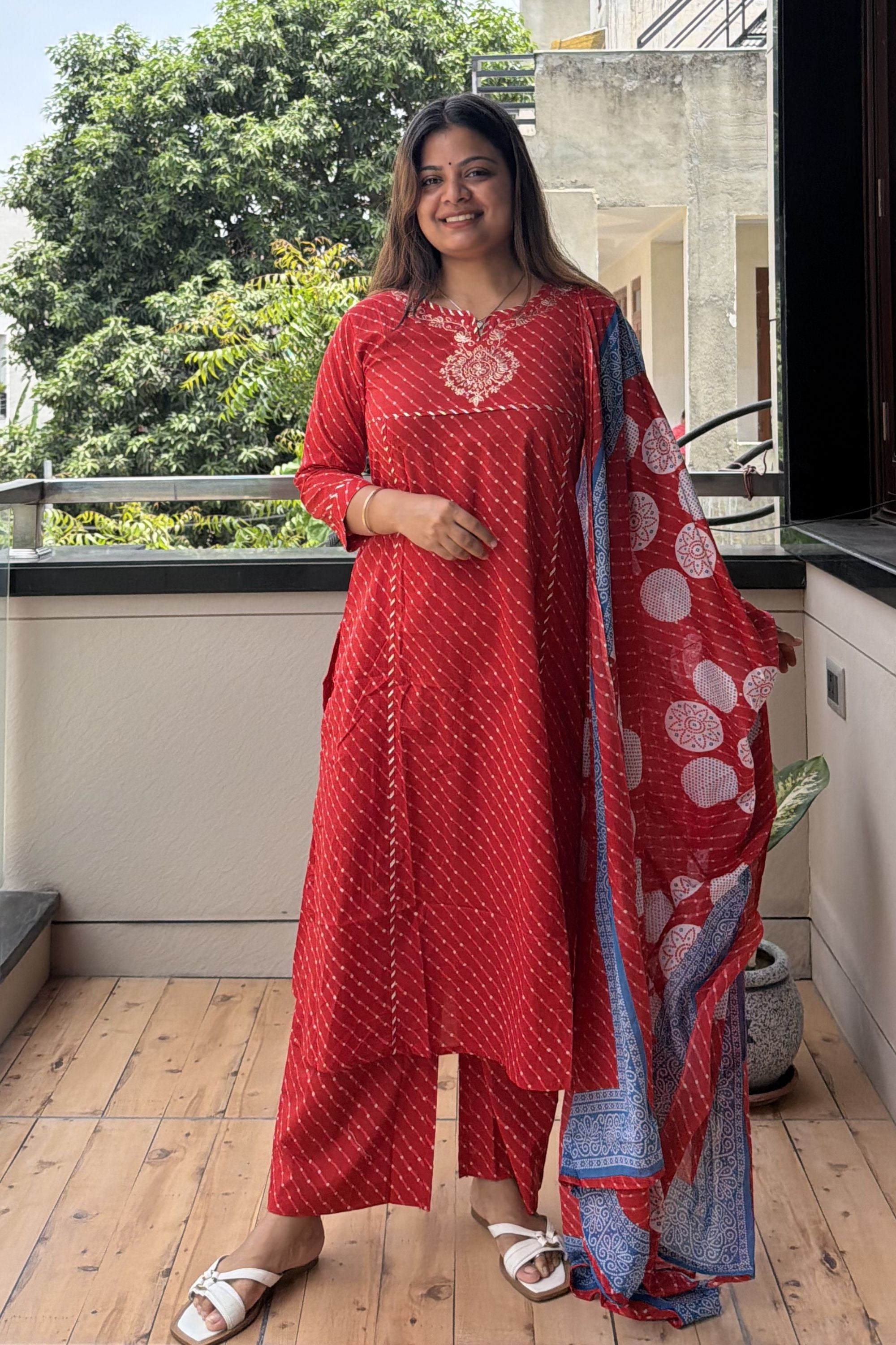 Dupatta Pant Set