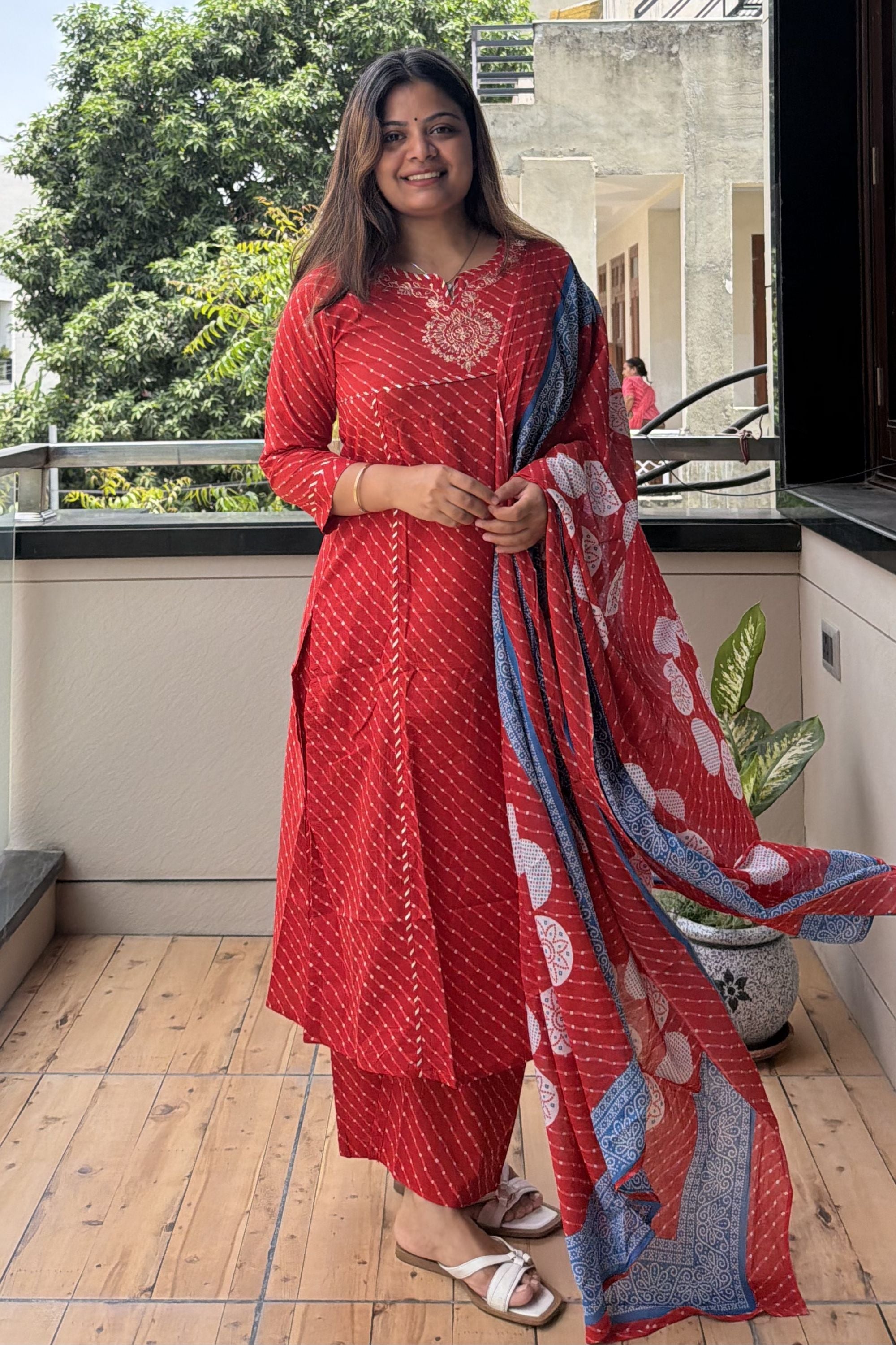 Dupatta Pant Set