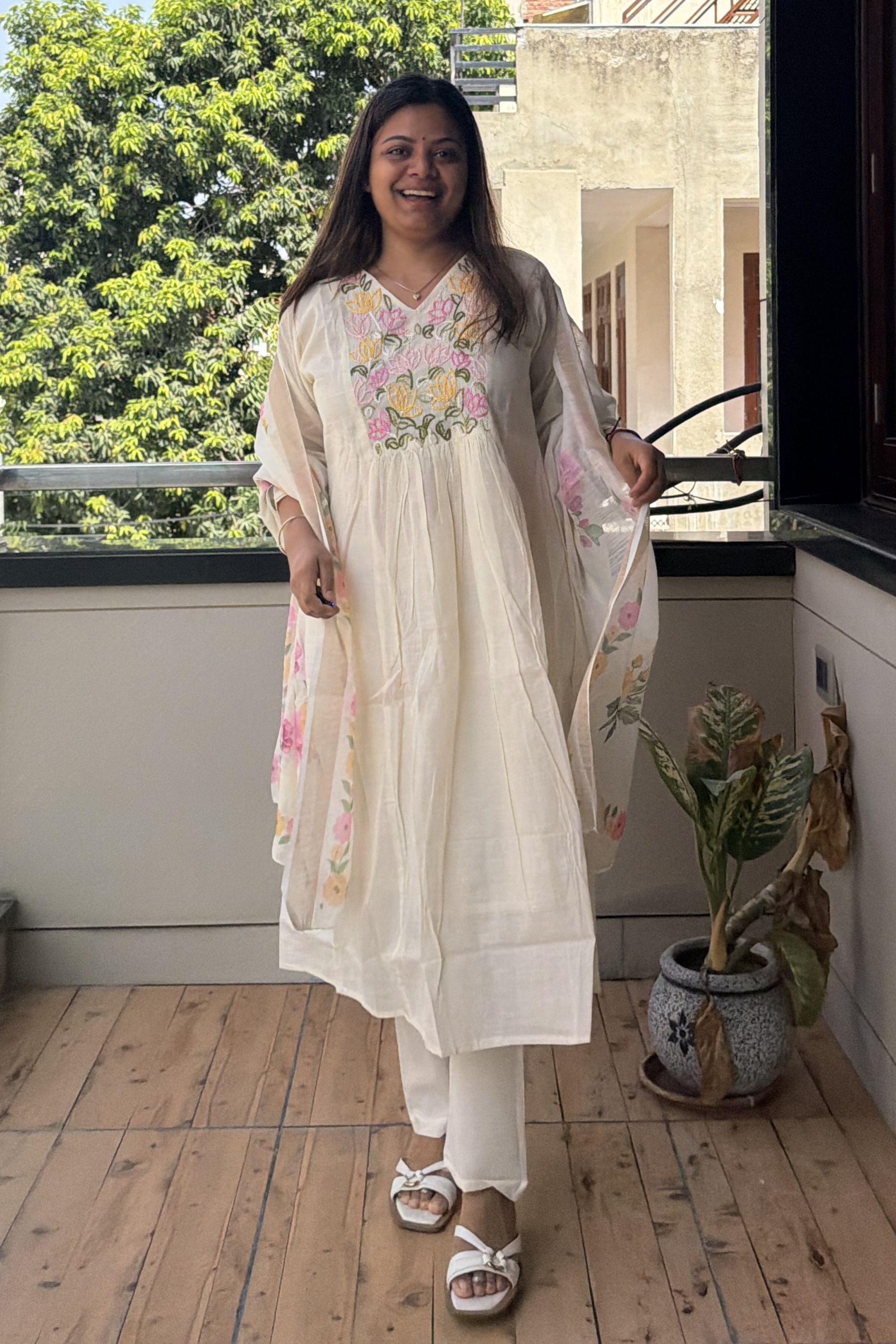 Dupatta Pant Set