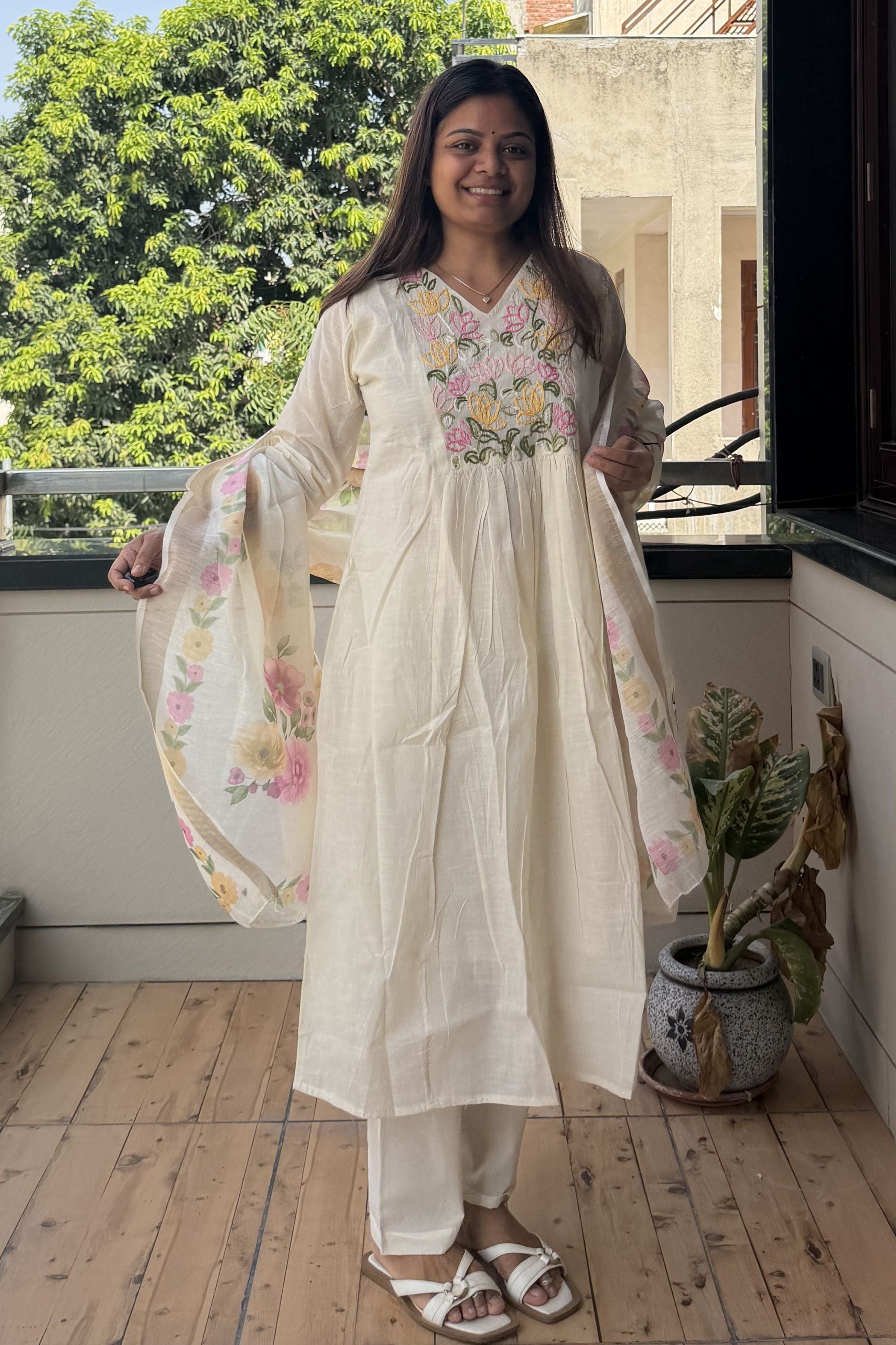 Dupatta Pant Set