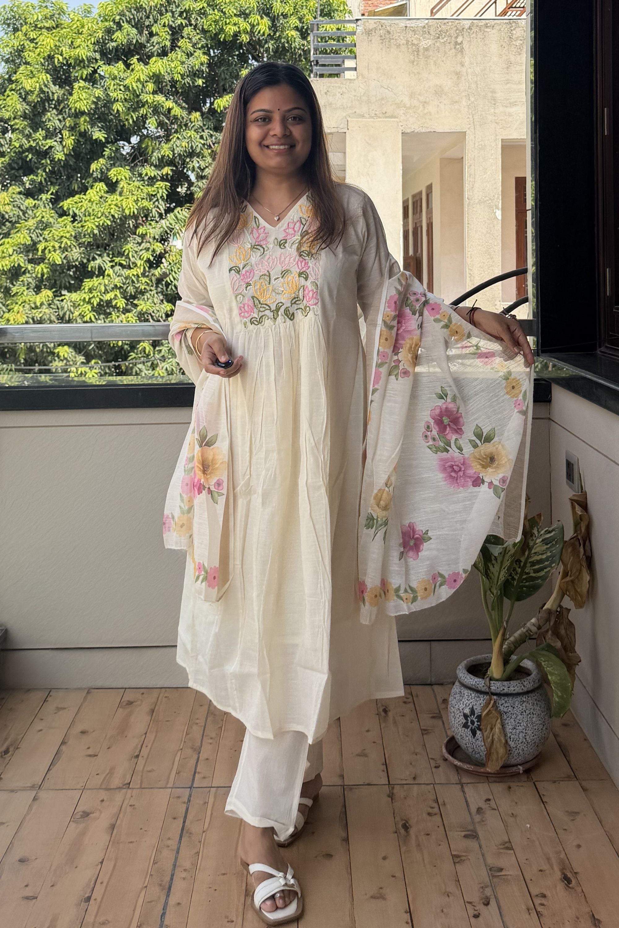 Dupatta Pant Set