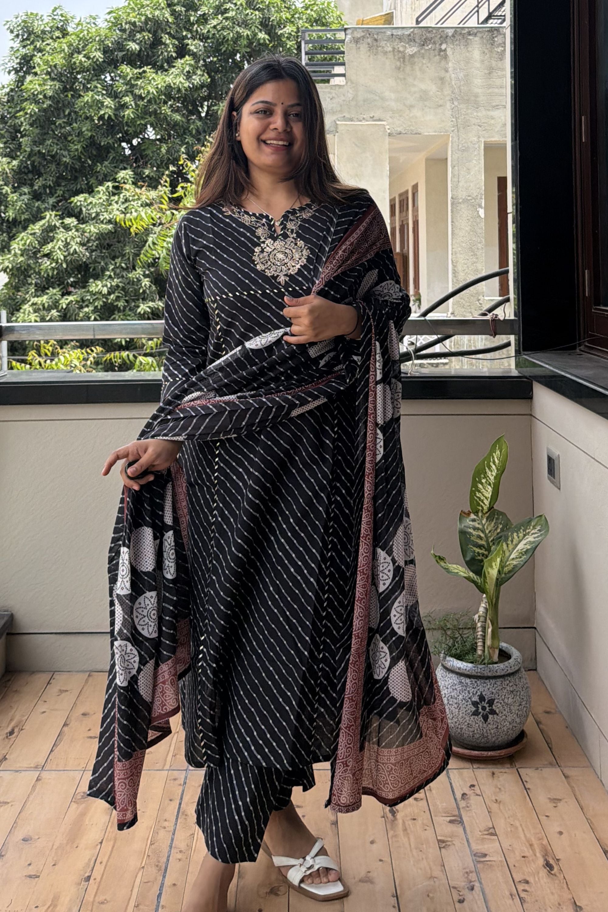 Dupatta Pant Set