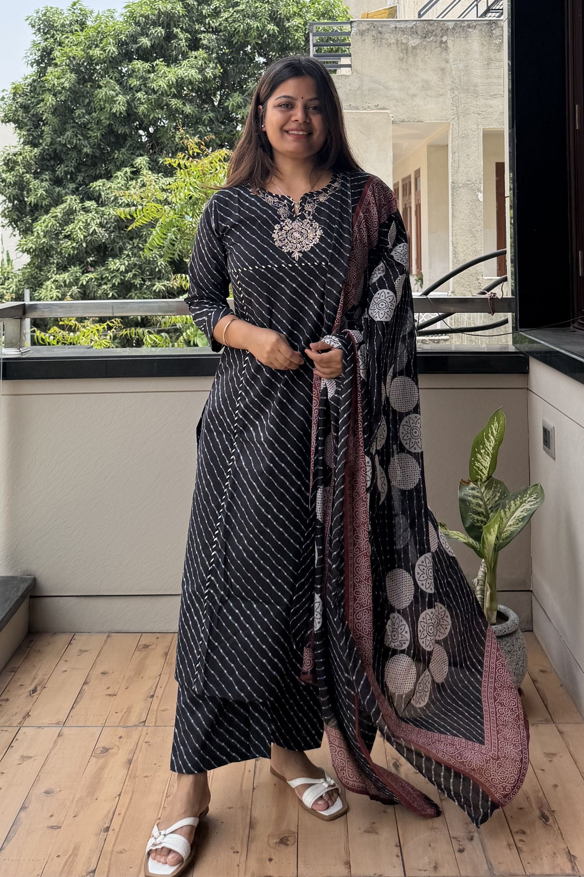 Dupatta Pant Set