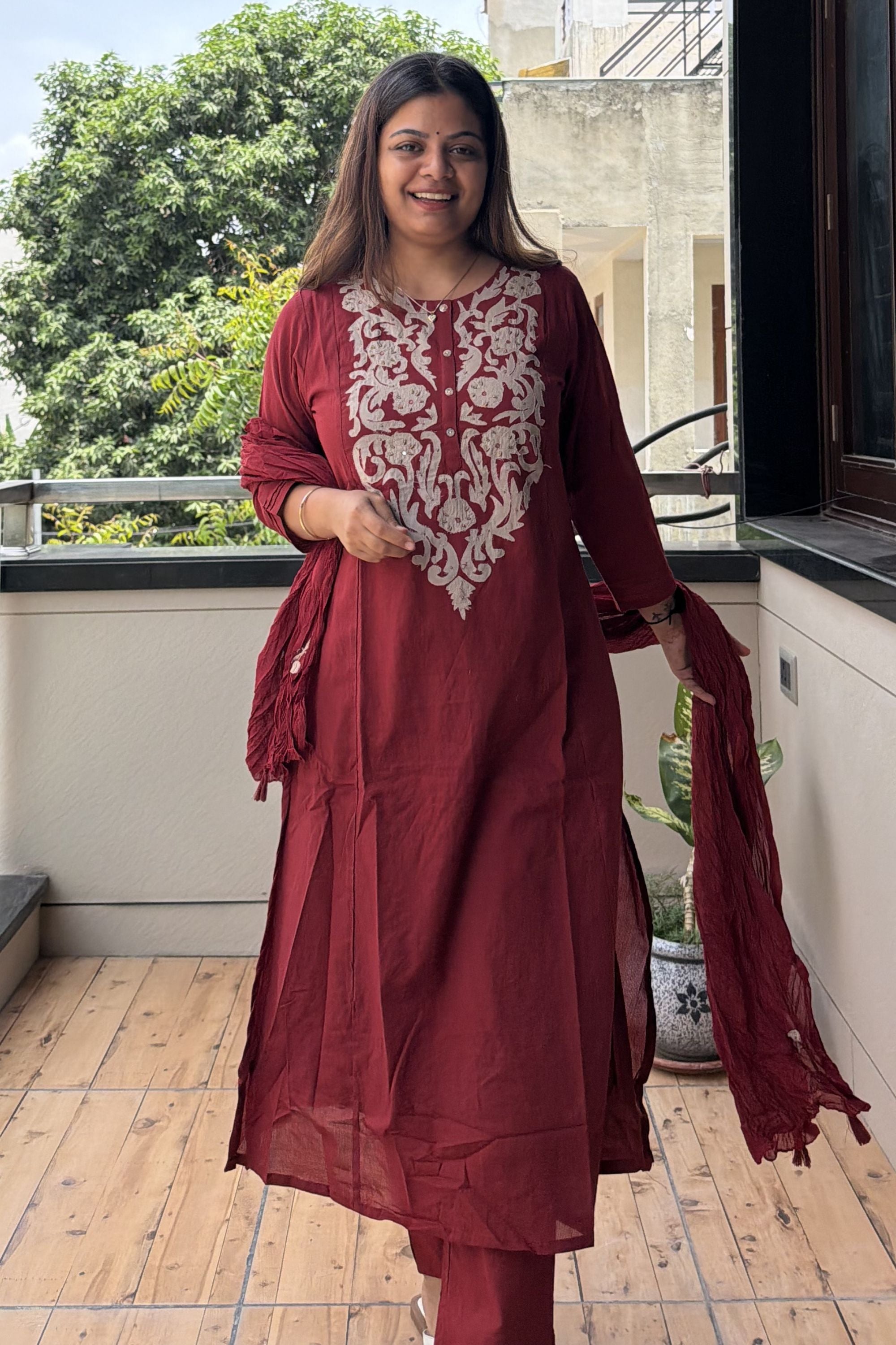Dupatta Pant Set