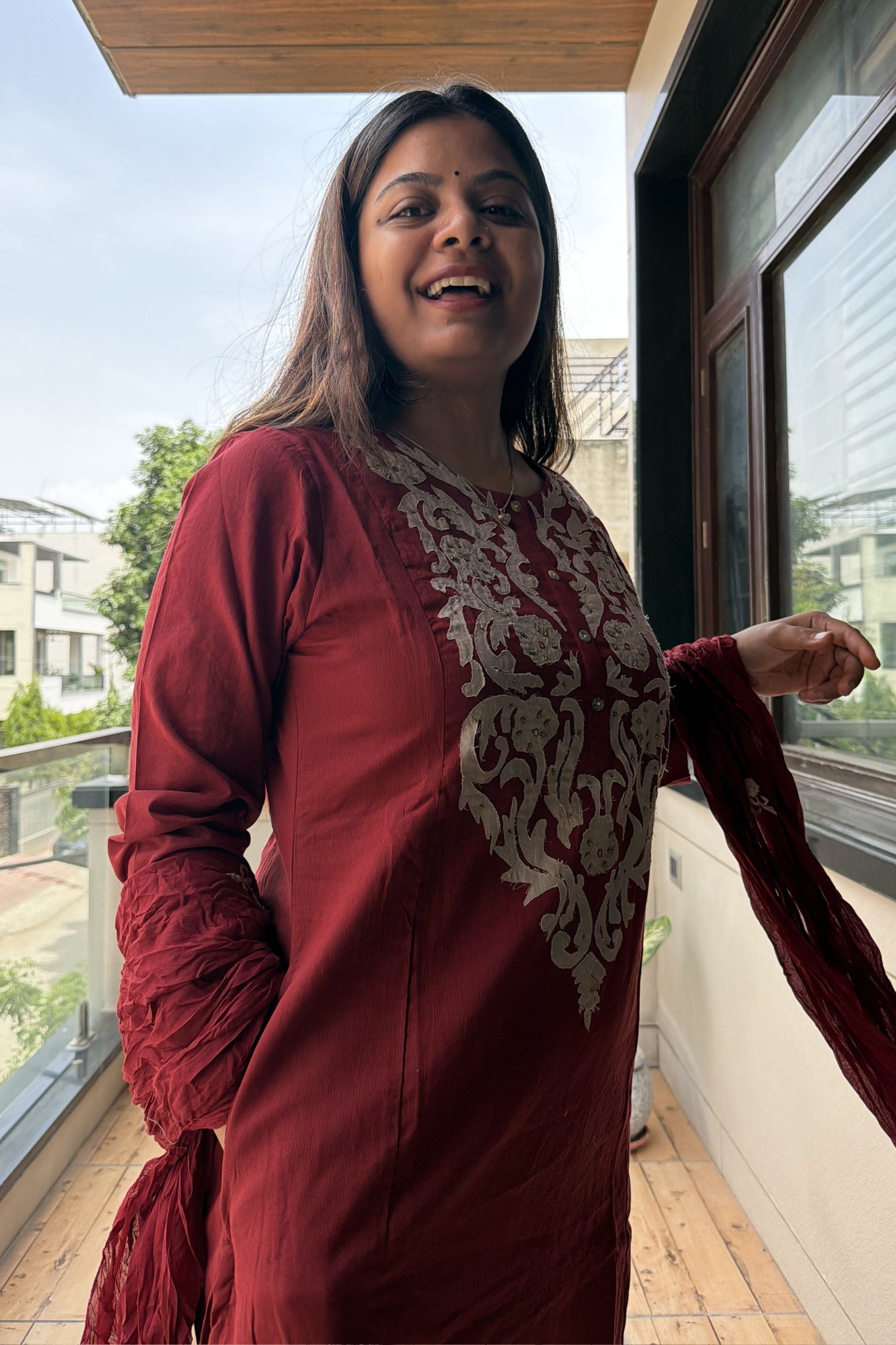 Dupatta Pant Set