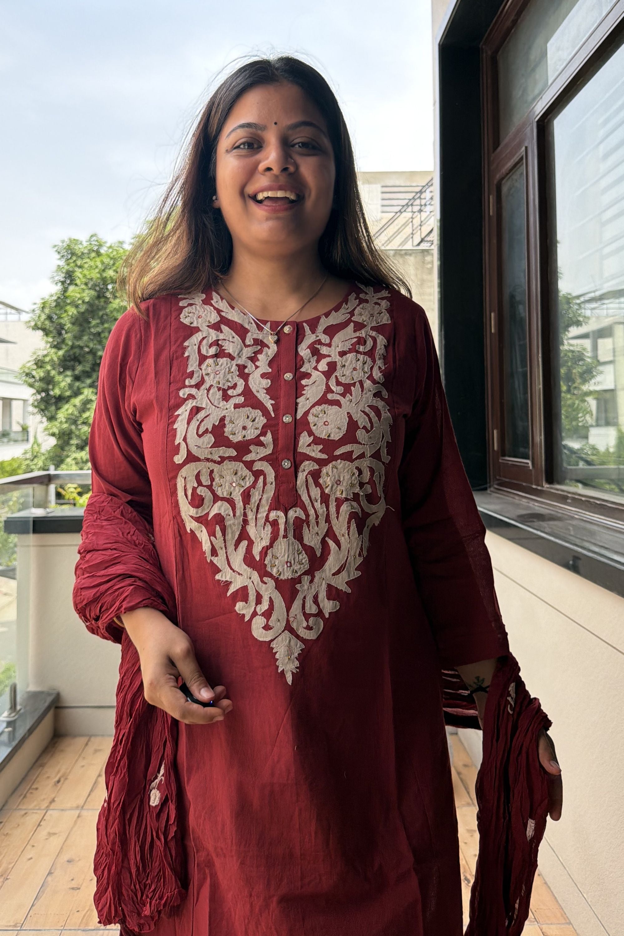 Dupatta Pant Set