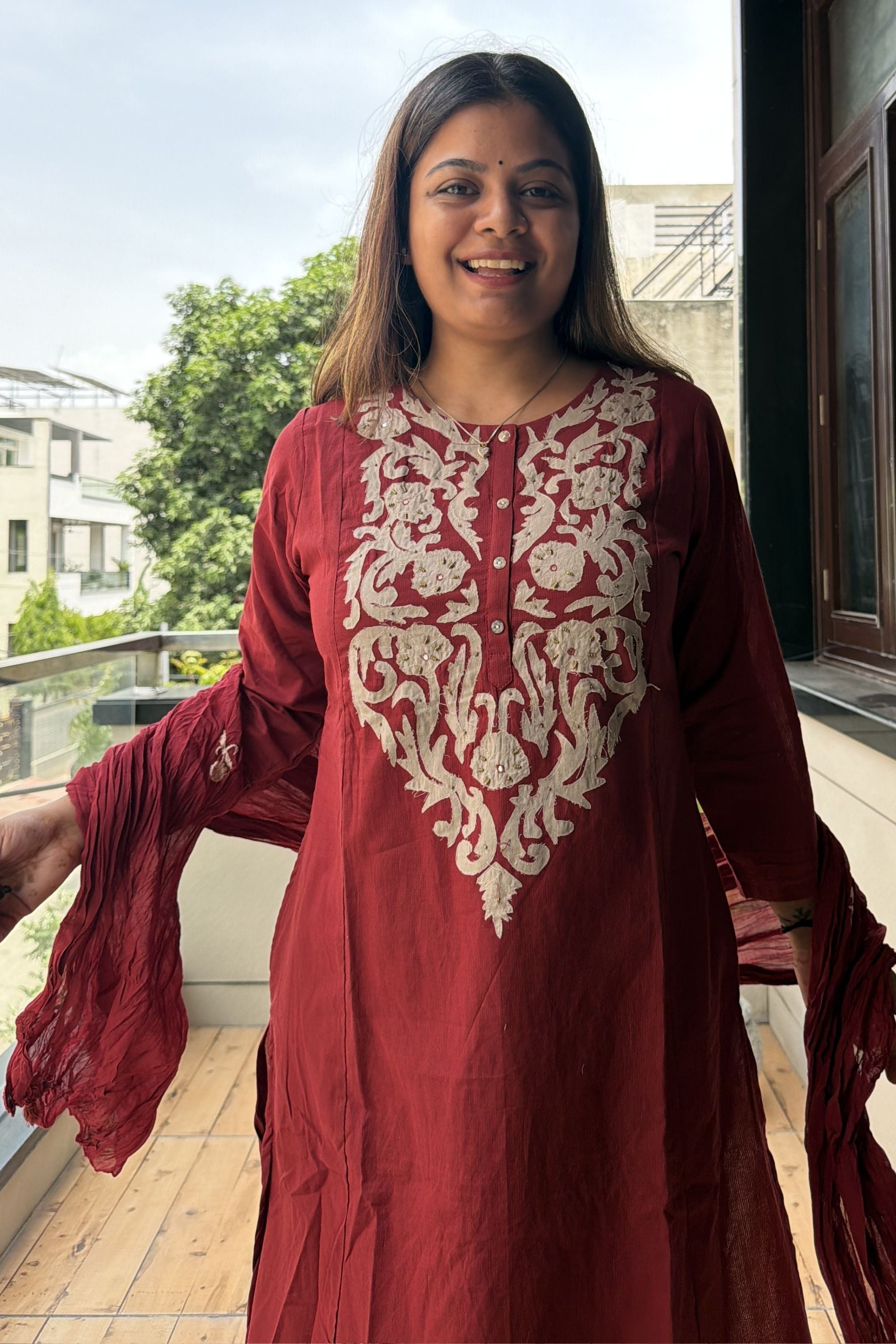 Dupatta Pant Set