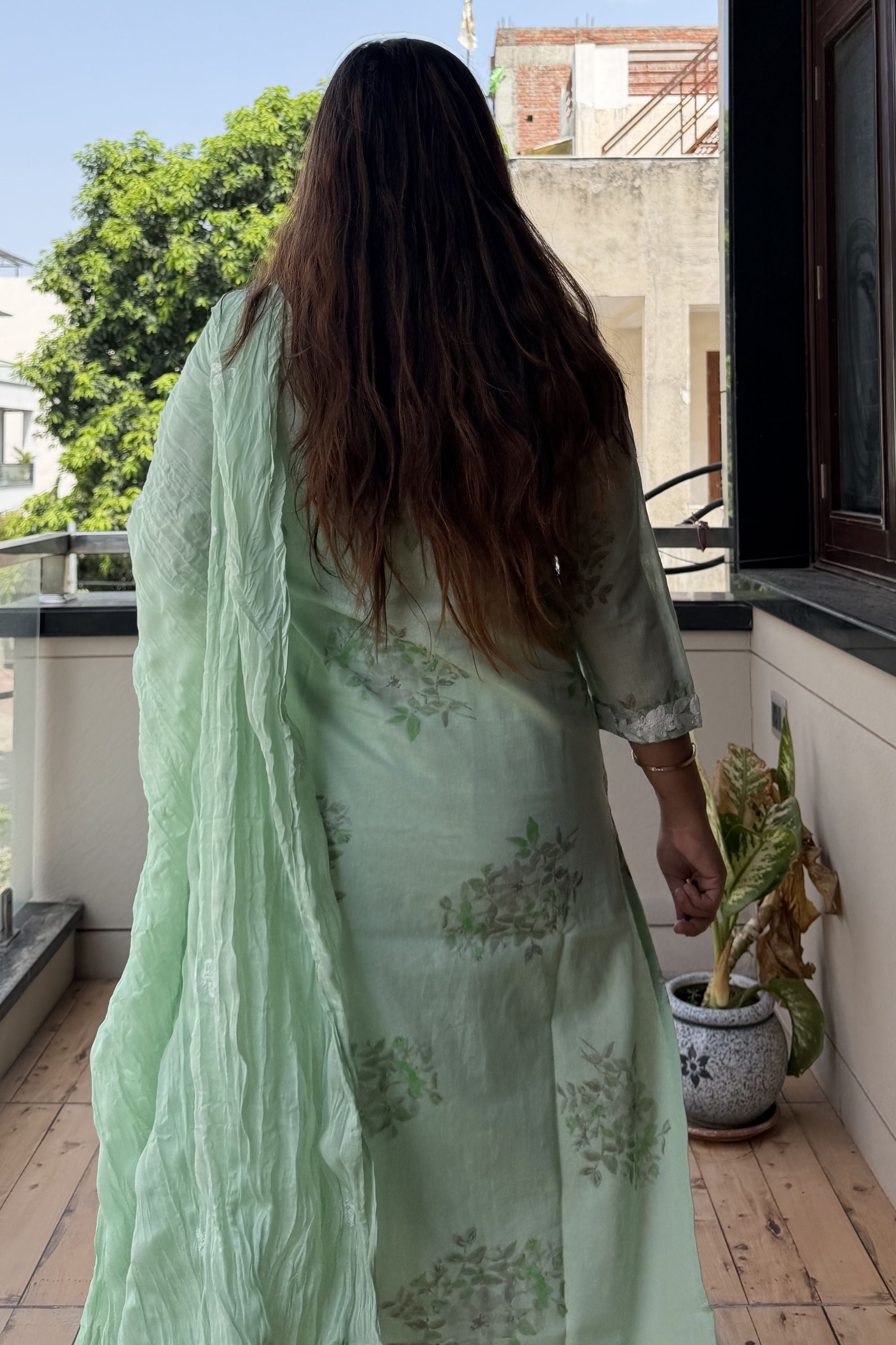 Dupatta Pant Set