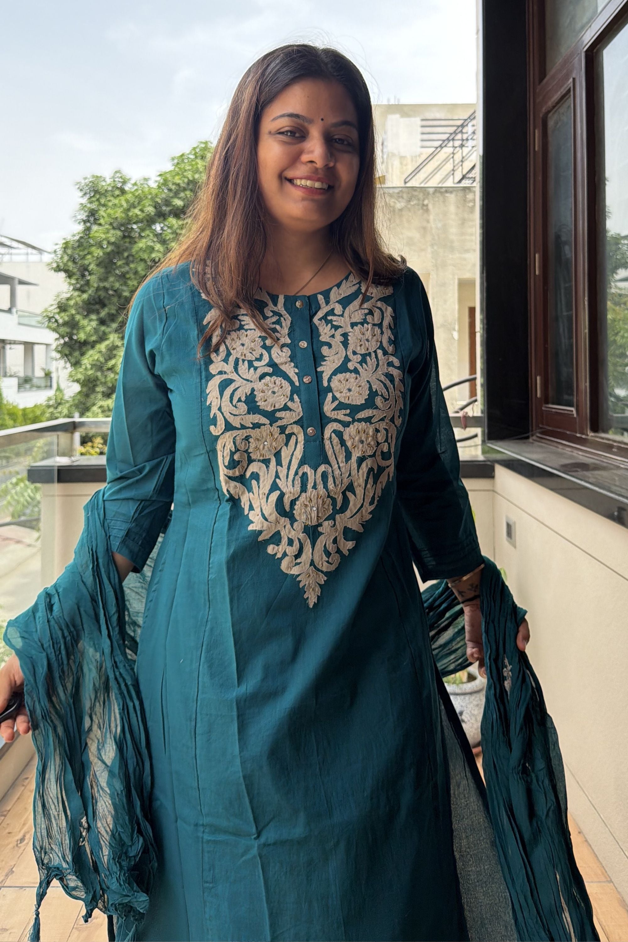 Dupatta Pant Set