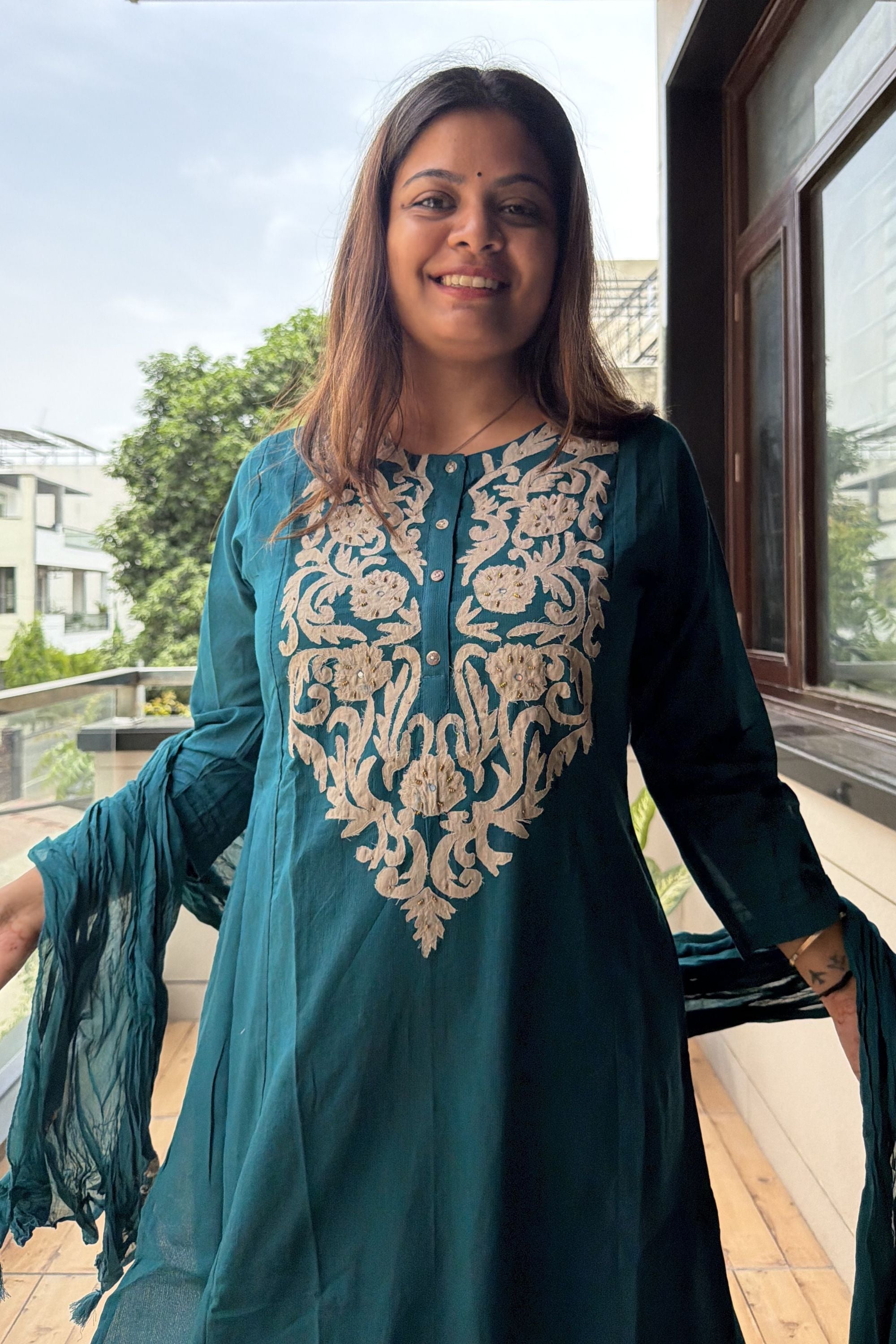 Dupatta Pant Set