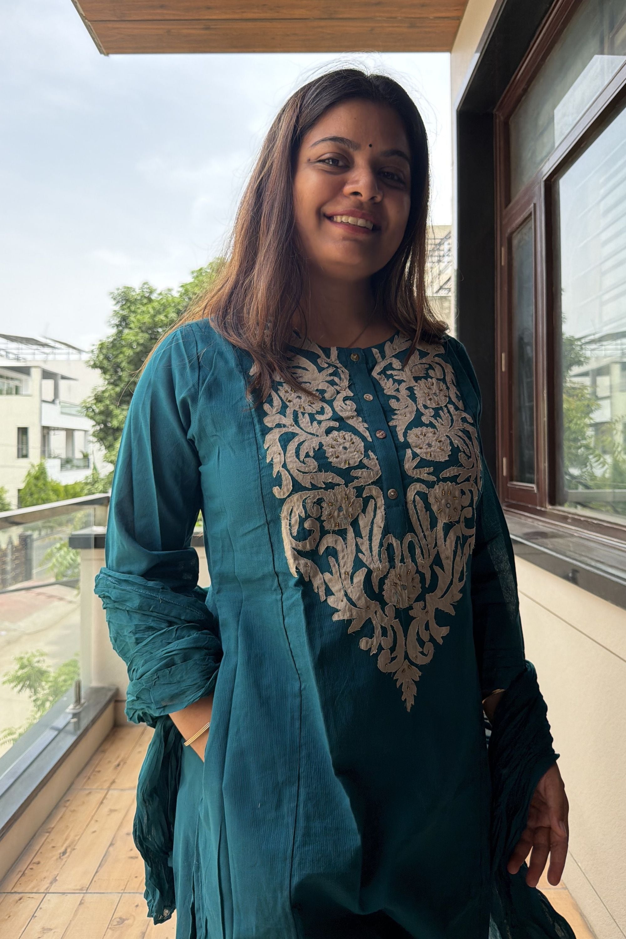Dupatta Pant Set