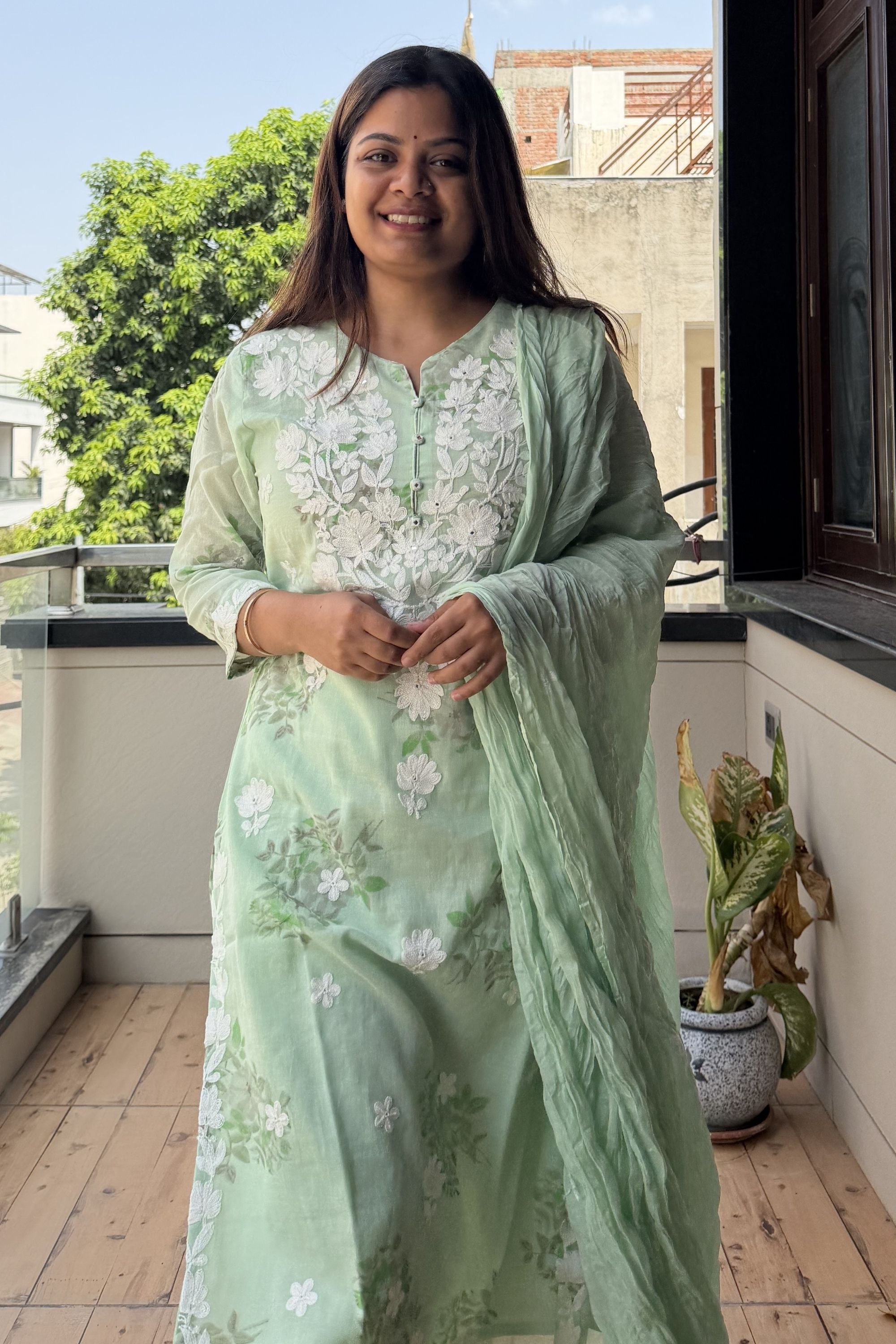 Dupatta Pant Set