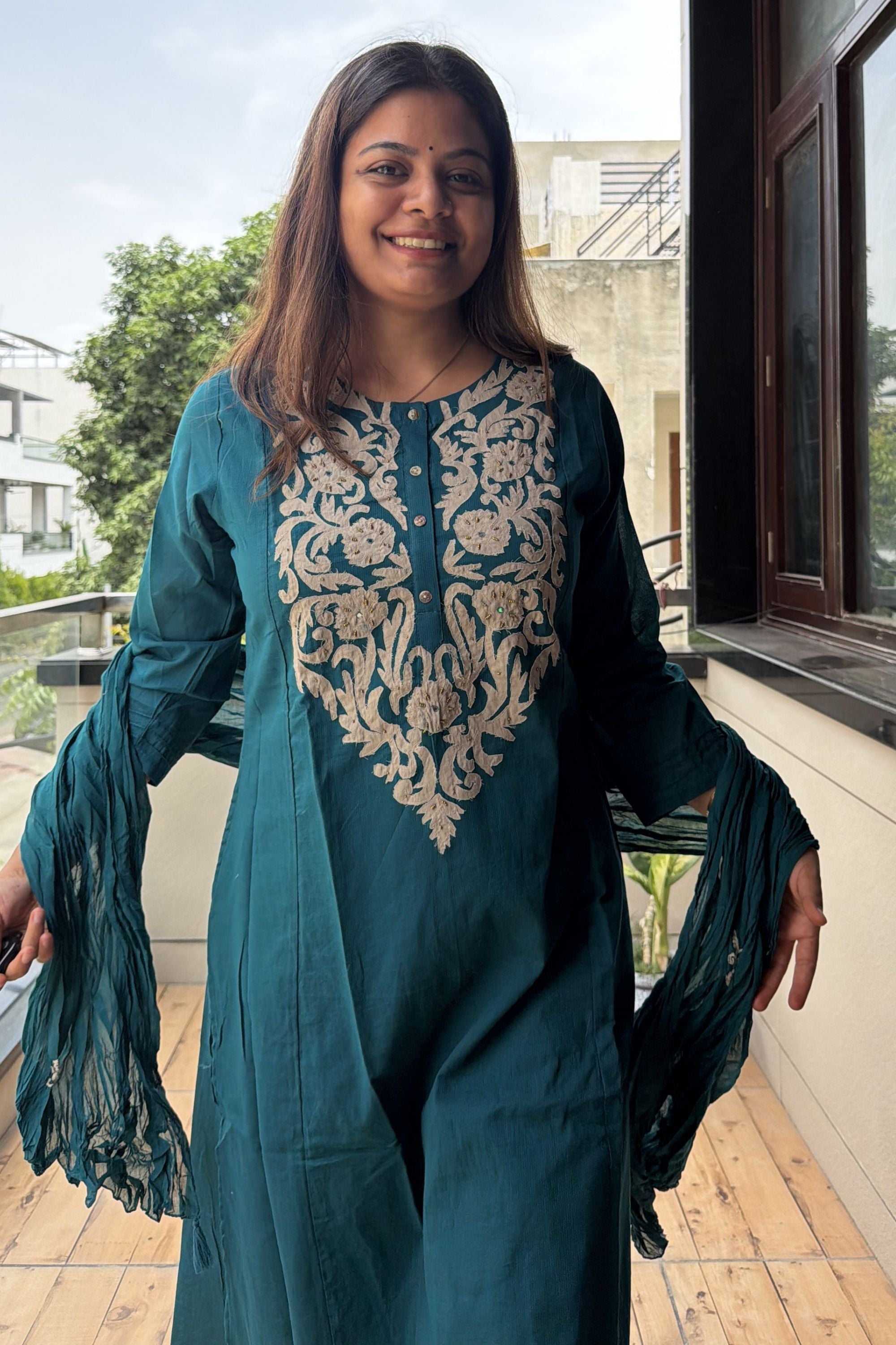 Dupatta Pant Set