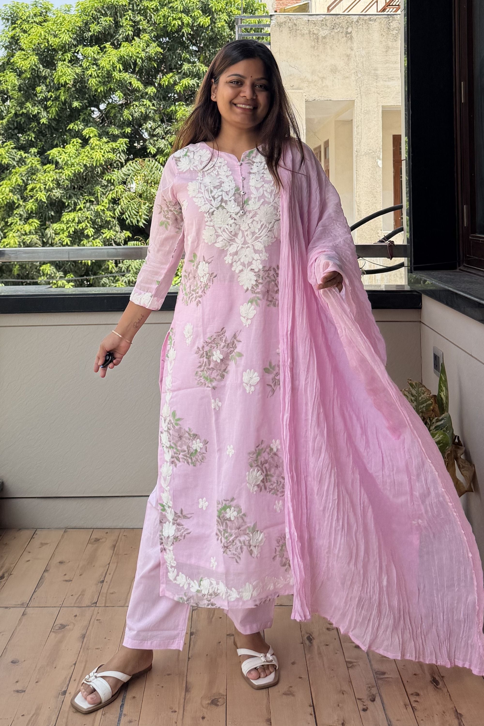 Dupatta Pant Set