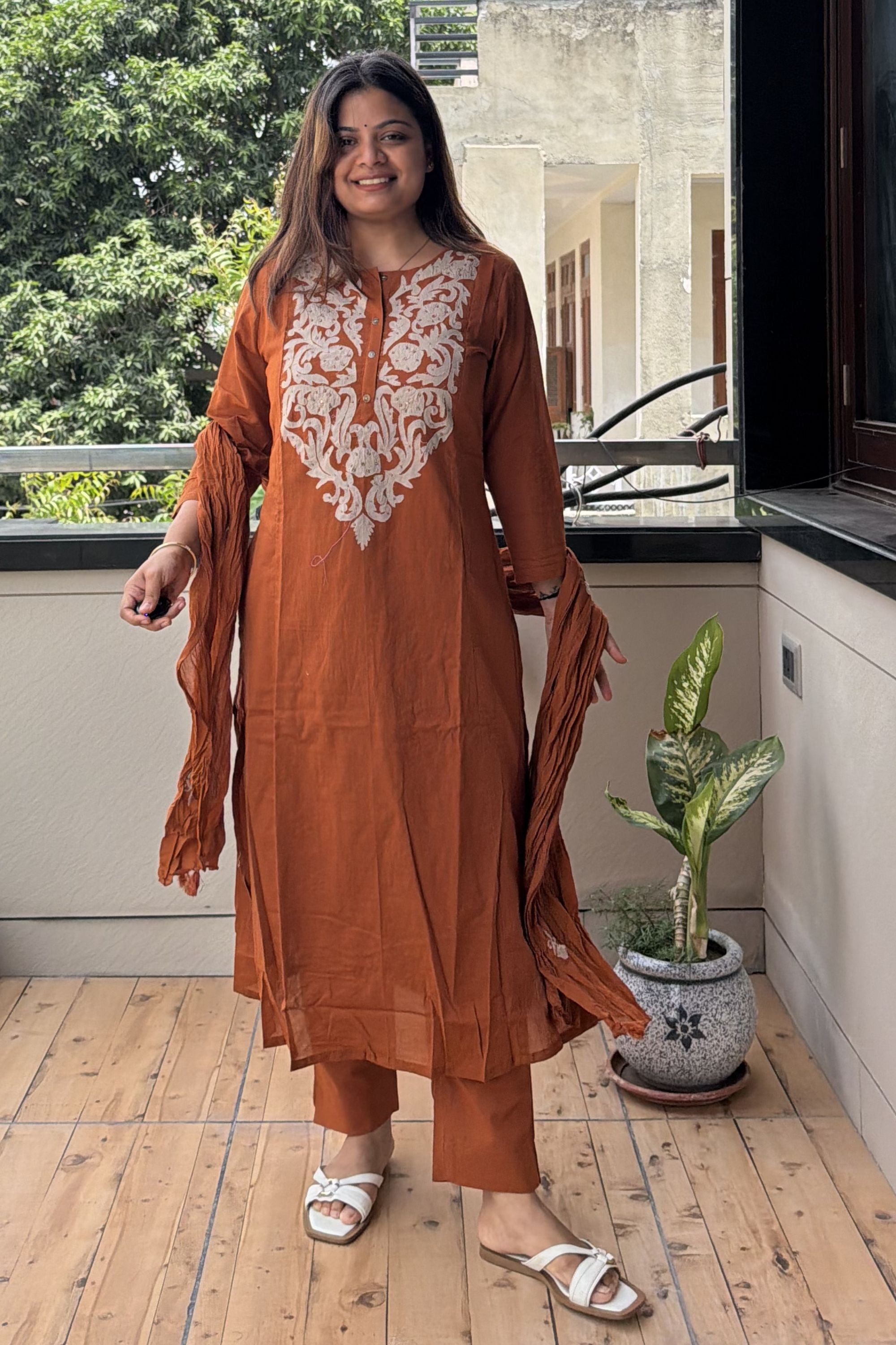 Dupatta Pant Set