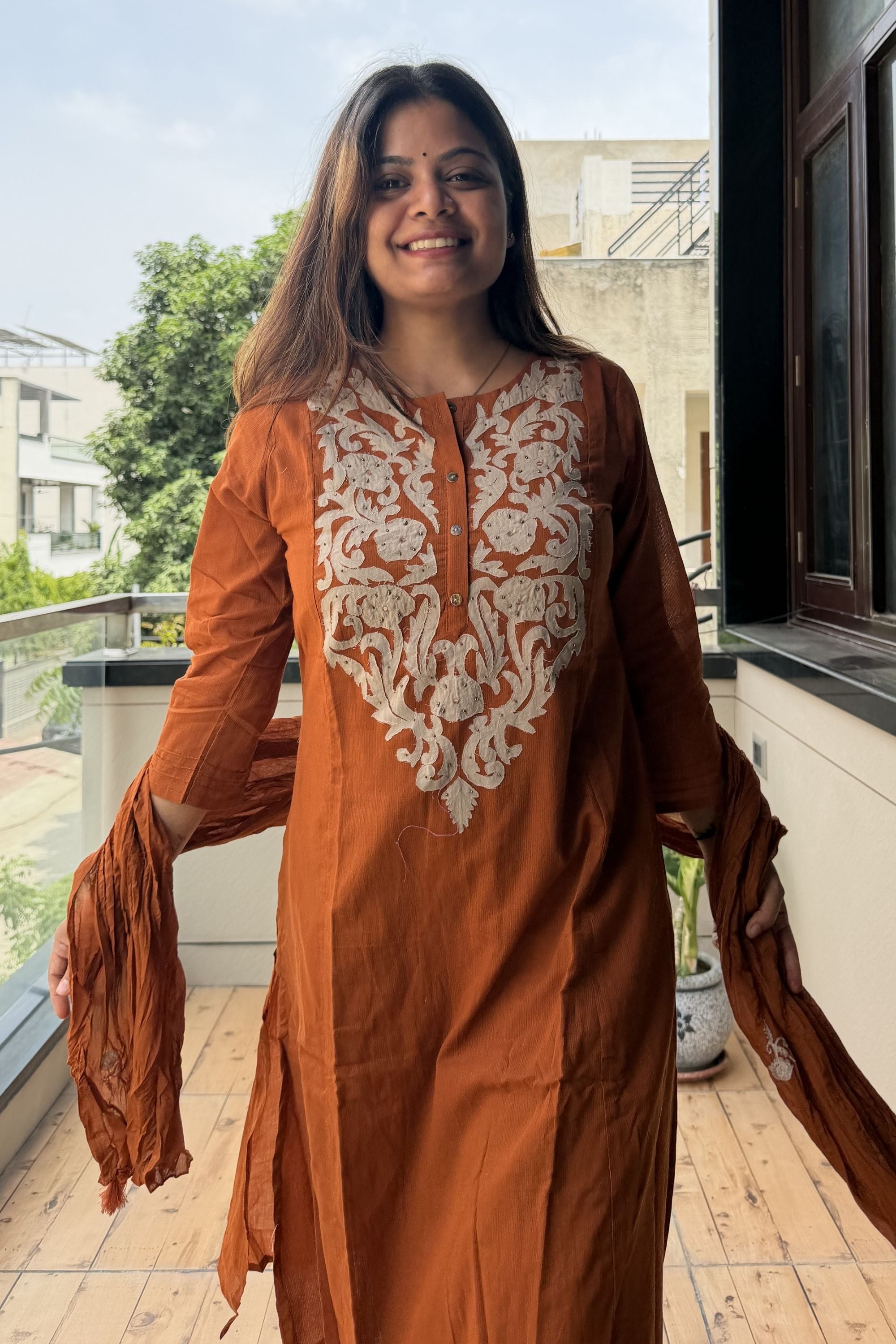 Dupatta Pant Set
