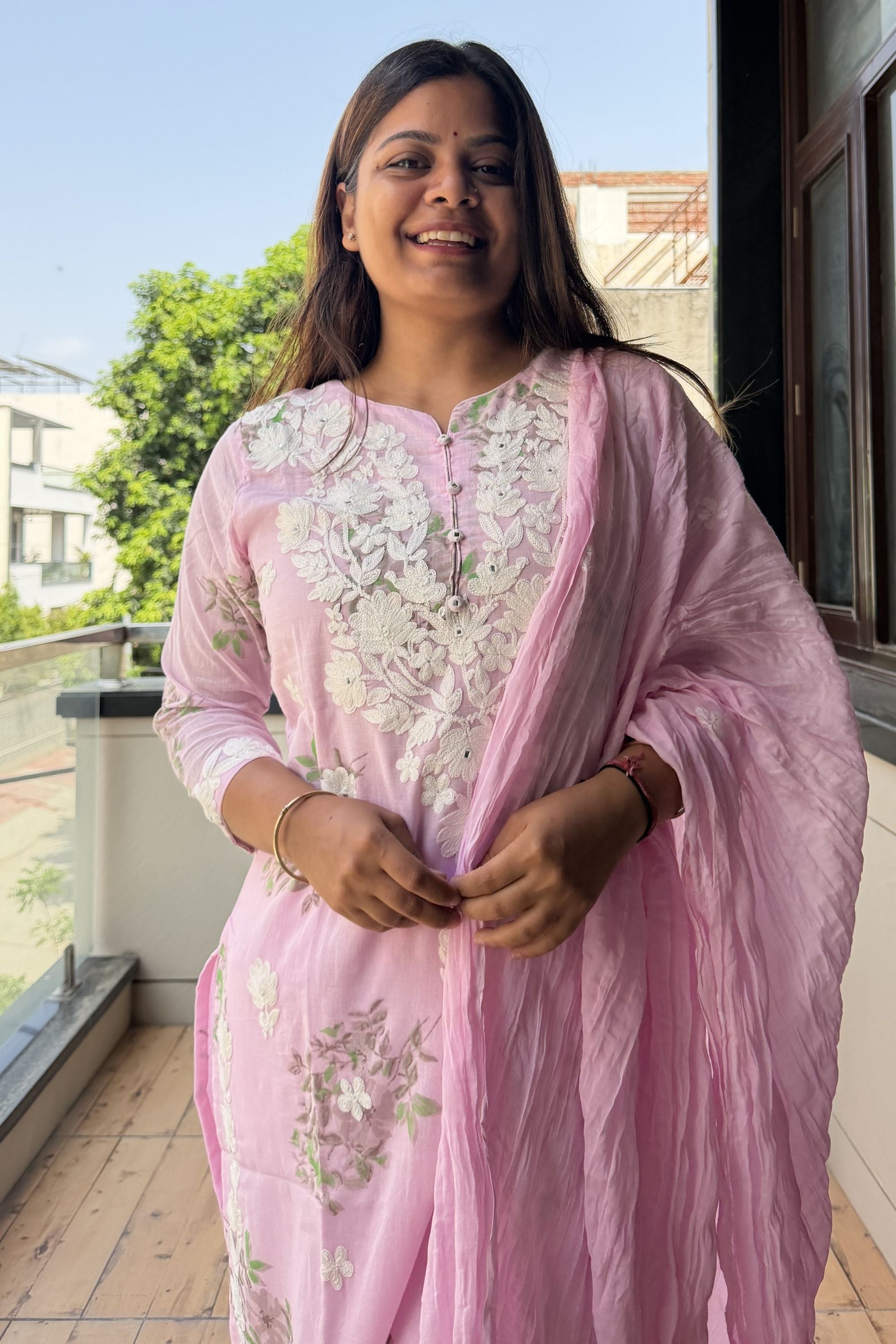 Dupatta Pant Set