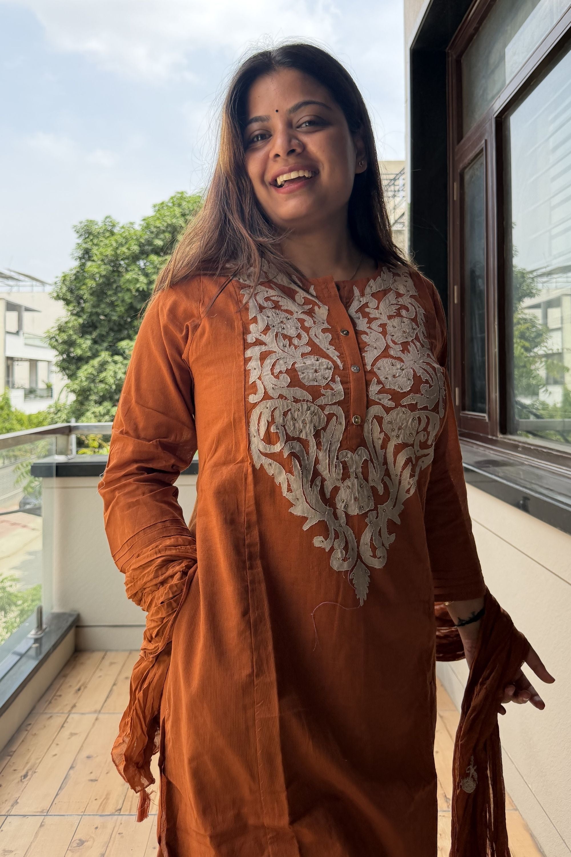 Dupatta Pant Set