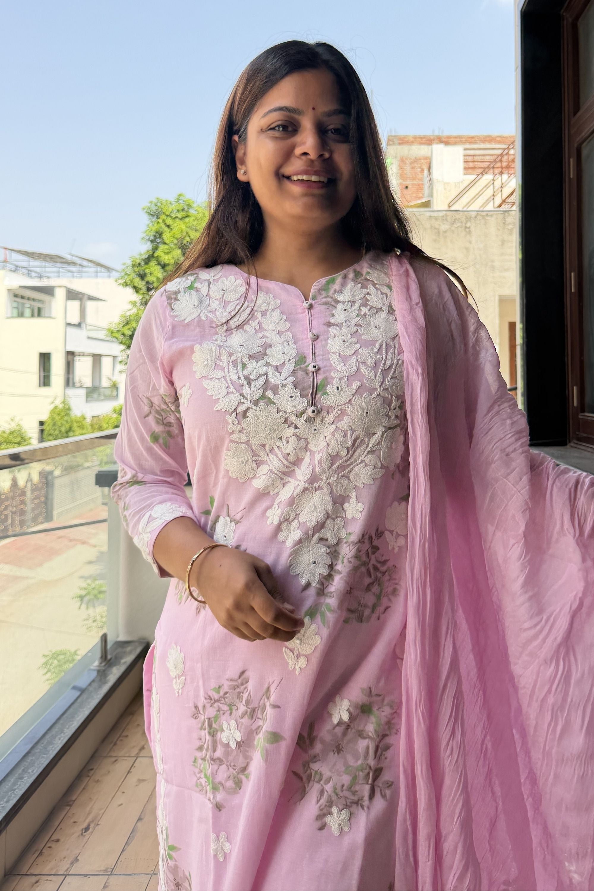 Dupatta Pant Set