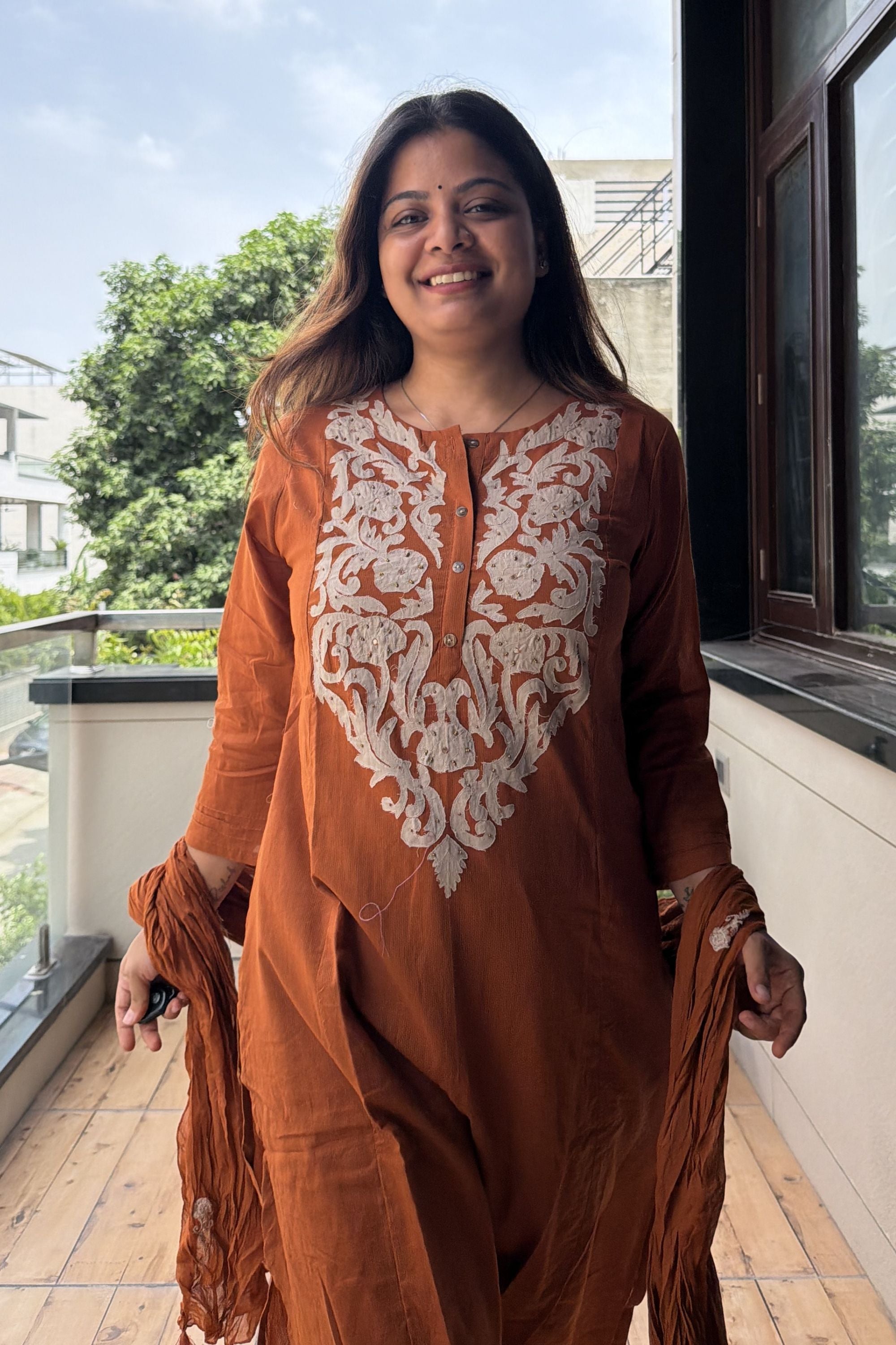 Dupatta Pant Set