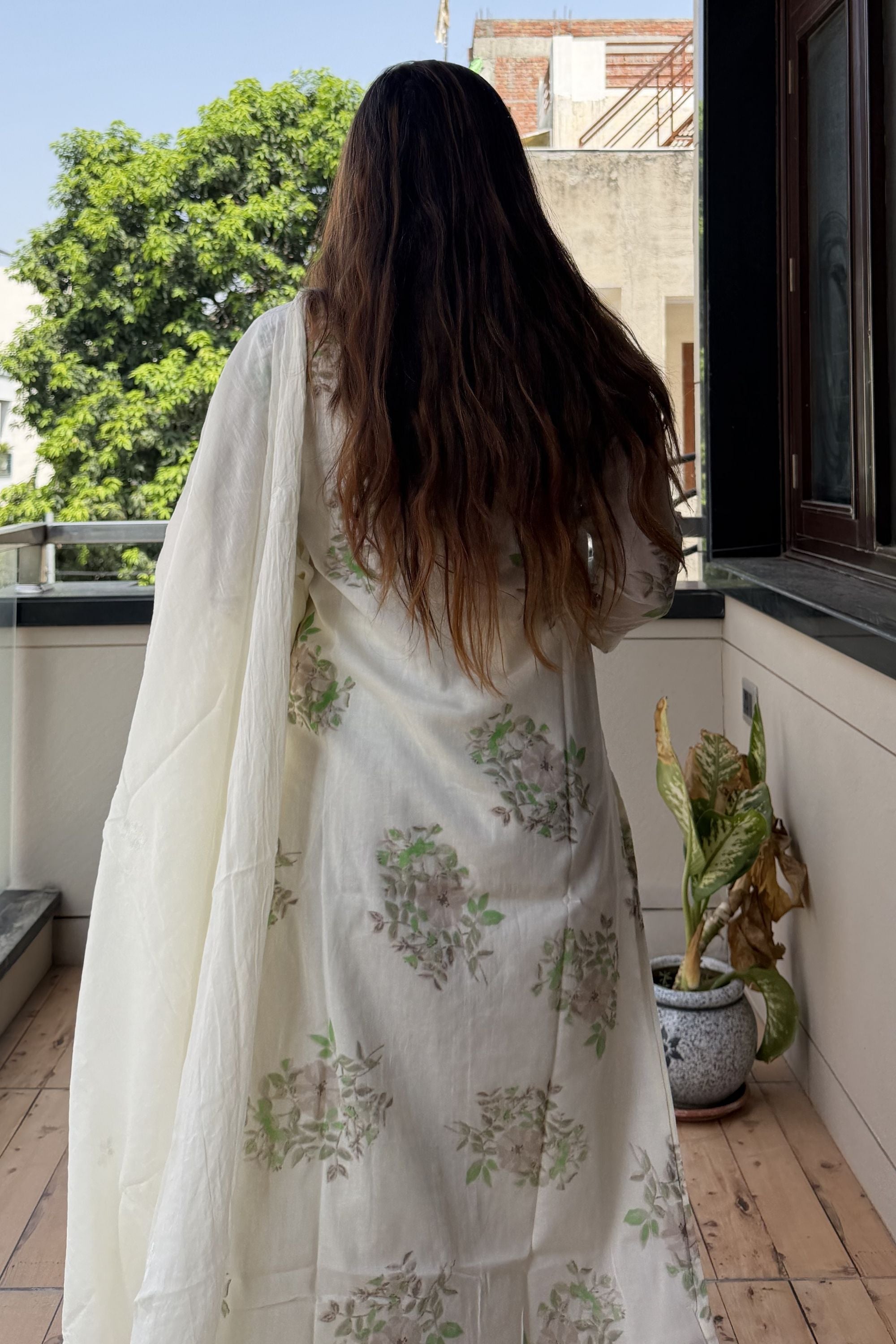 Dupatta Pant Set
