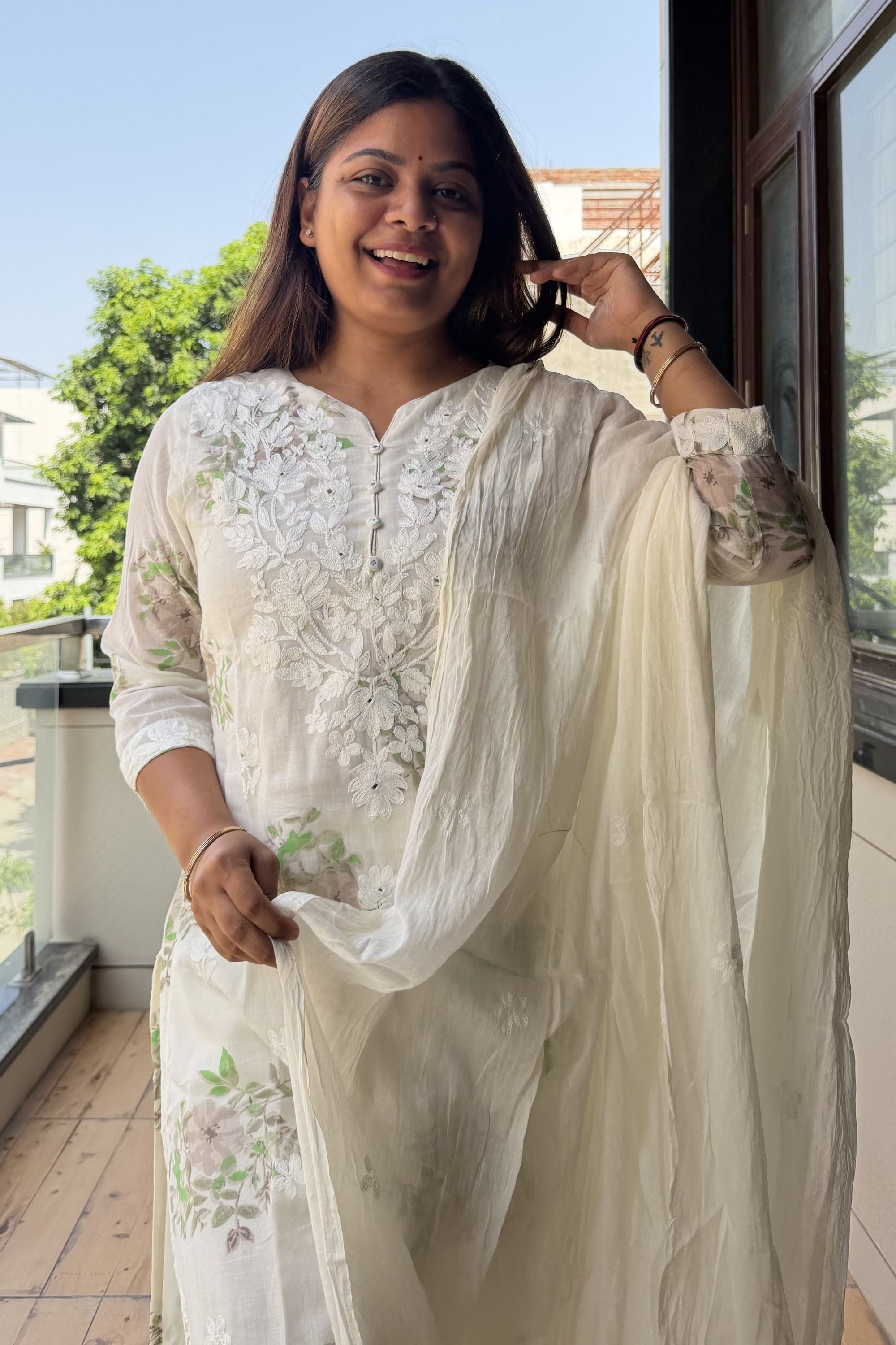 Dupatta Pant Set
