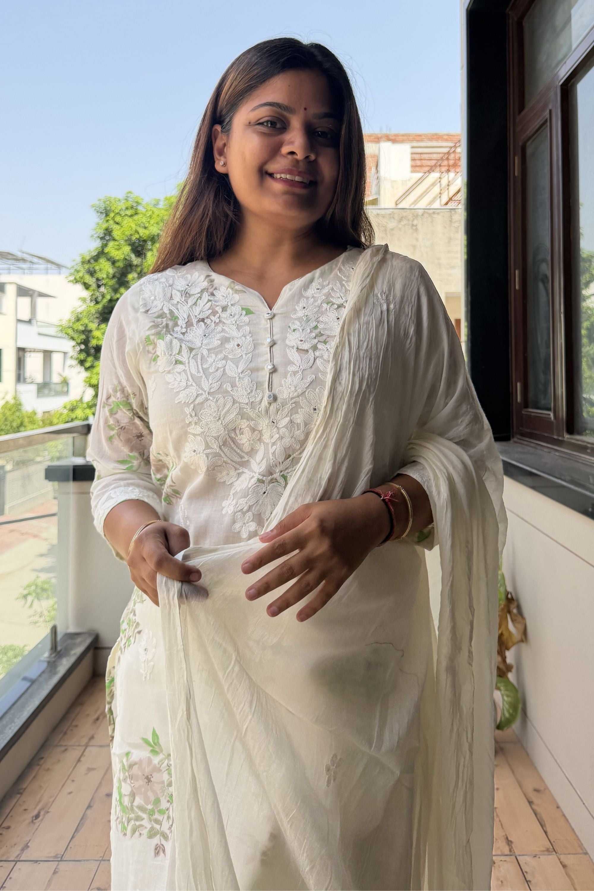Dupatta Pant Set