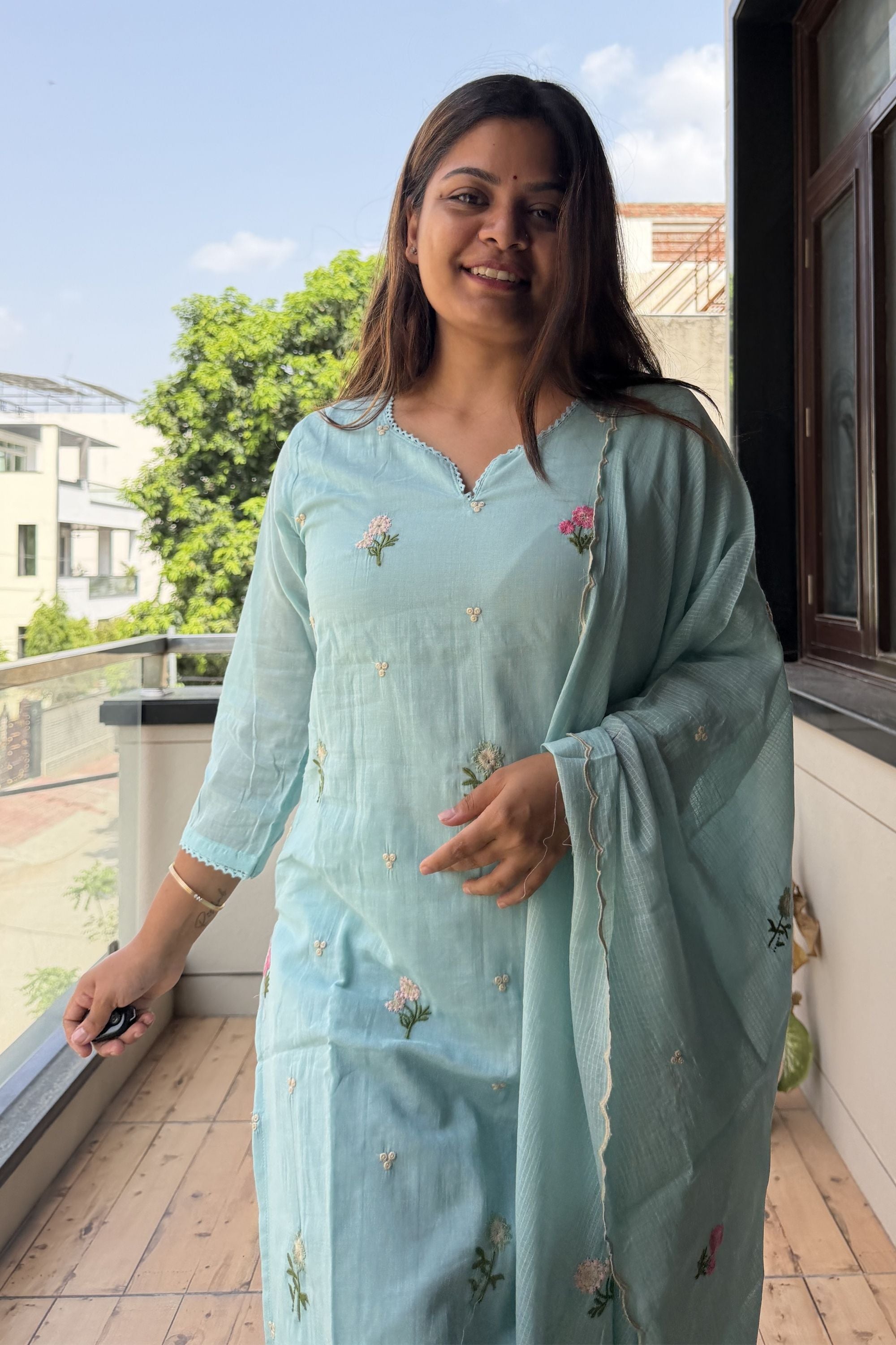 Dupatta Pant Set