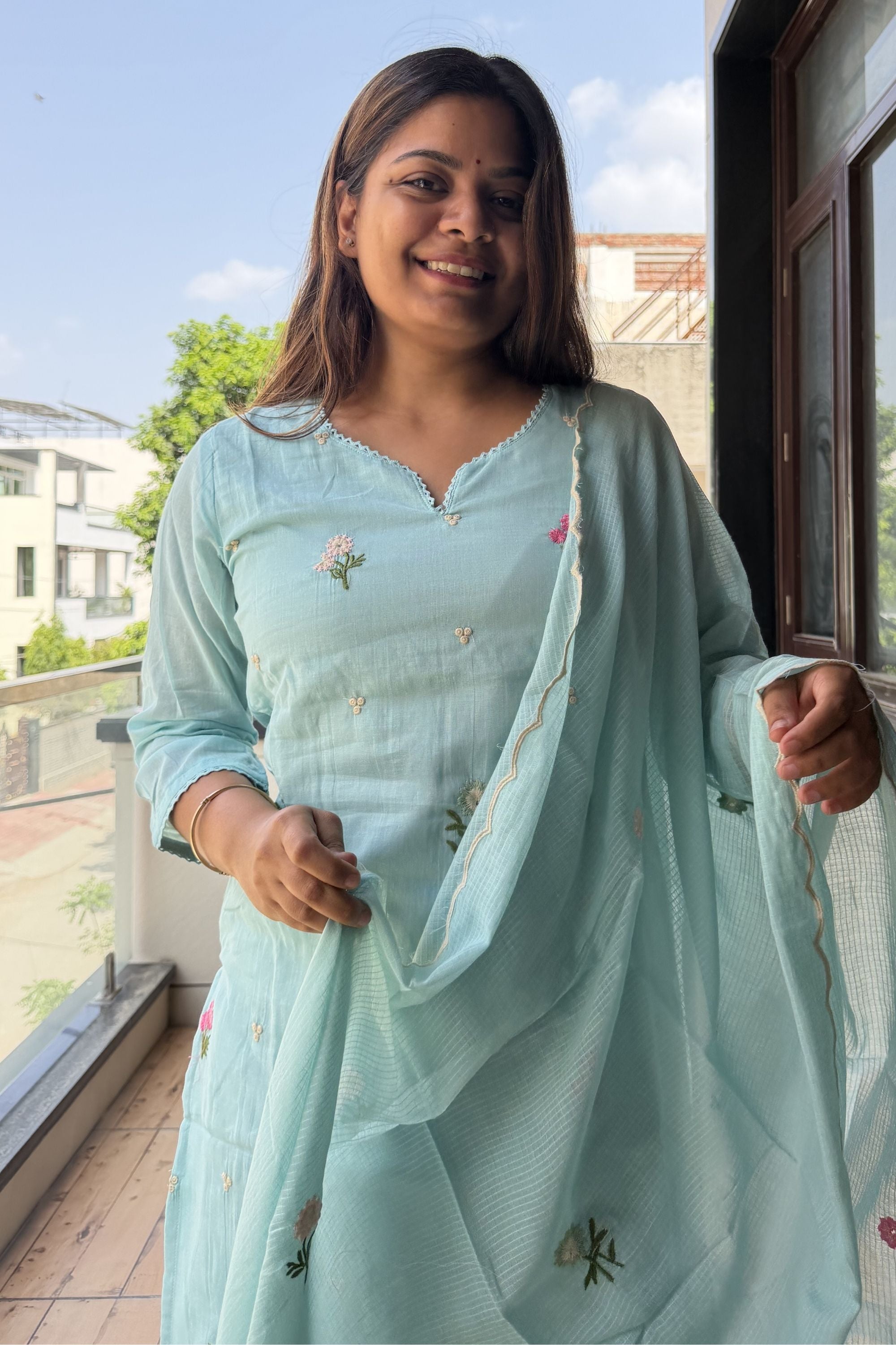 Dupatta Pant Set