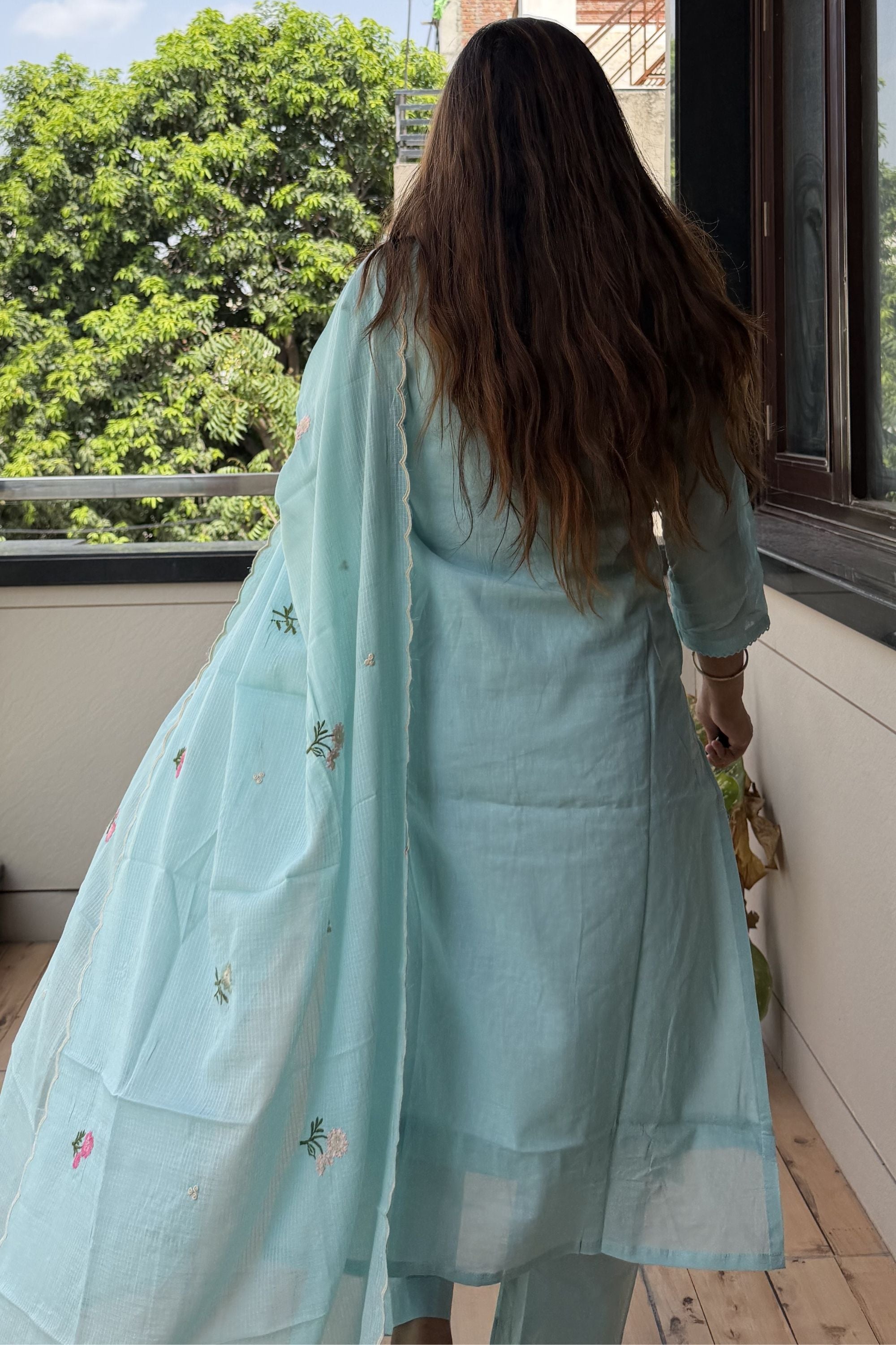 Dupatta Pant Set