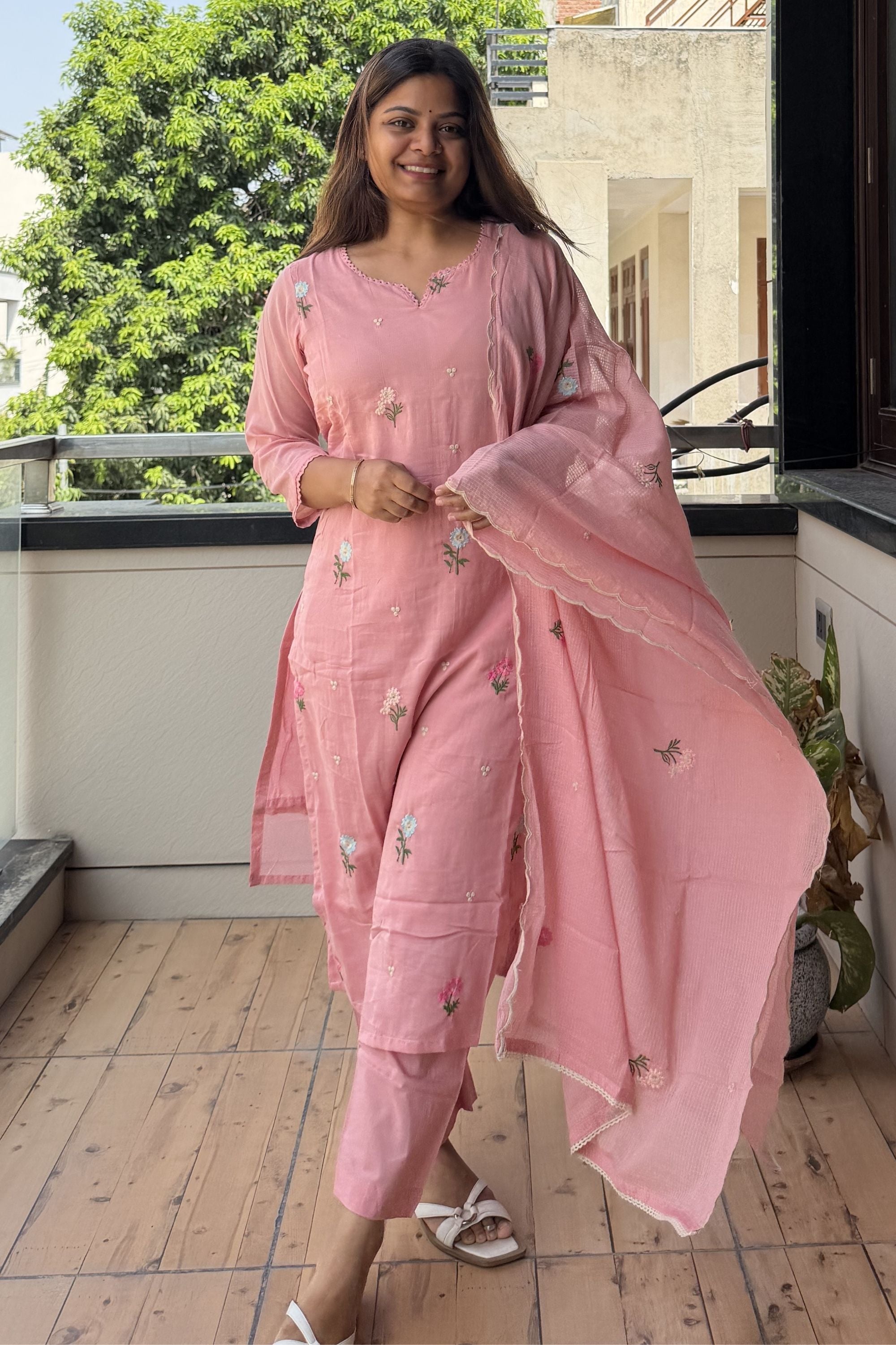 Dupatta Pant Set