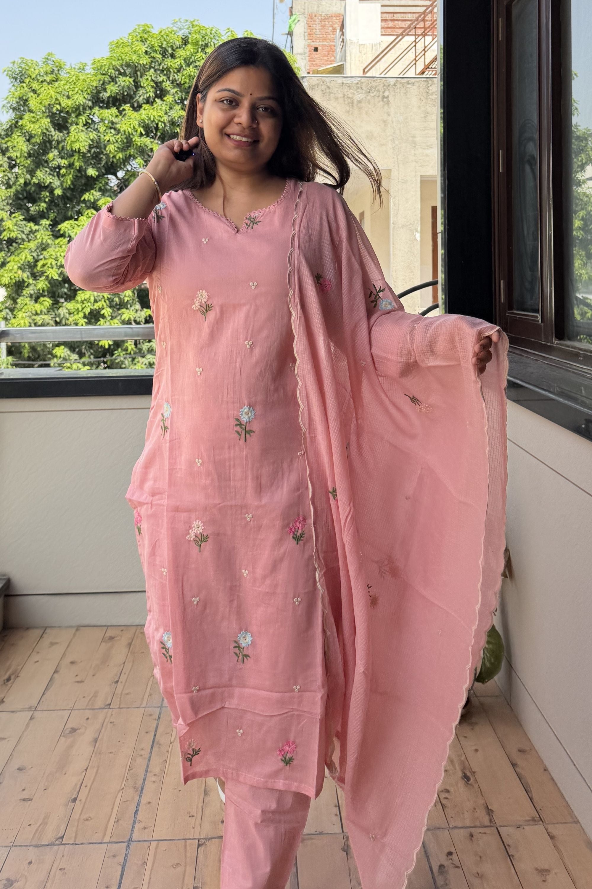 Dupatta Pant Set