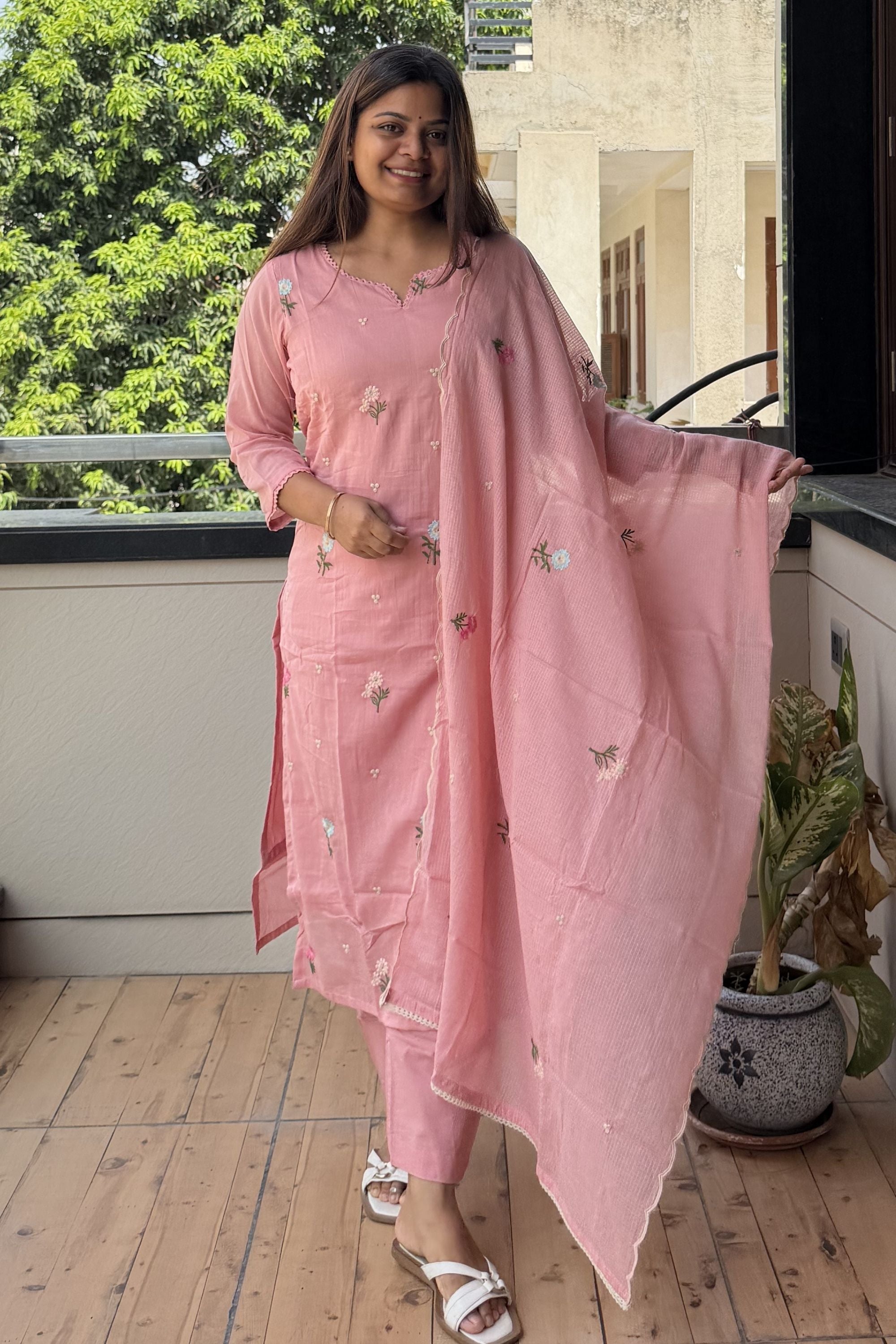 Dupatta Pant Set