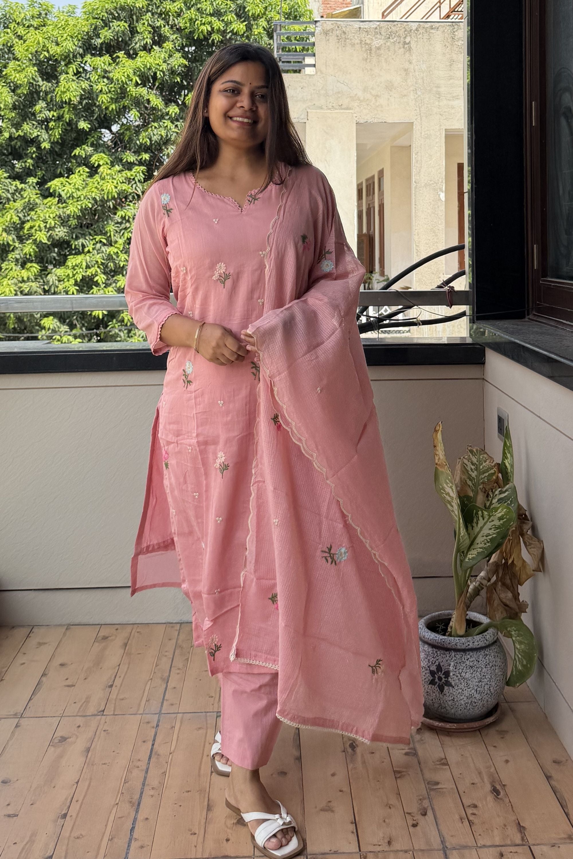 Dupatta Pant Set