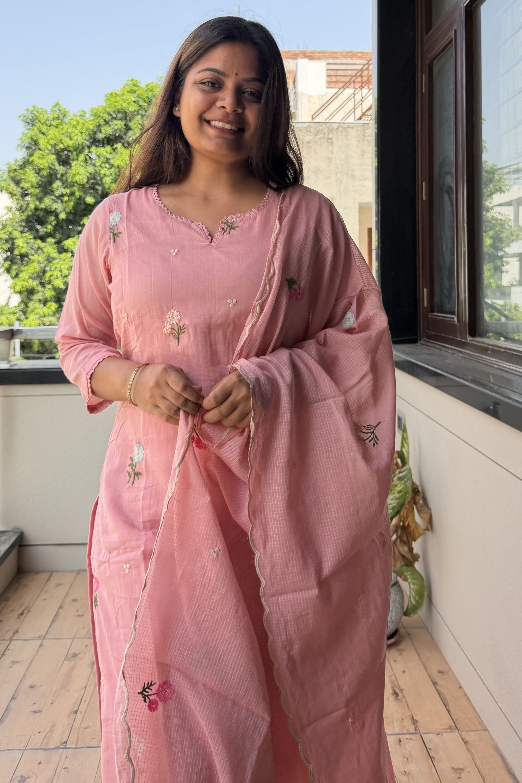 Dupatta Pant Set