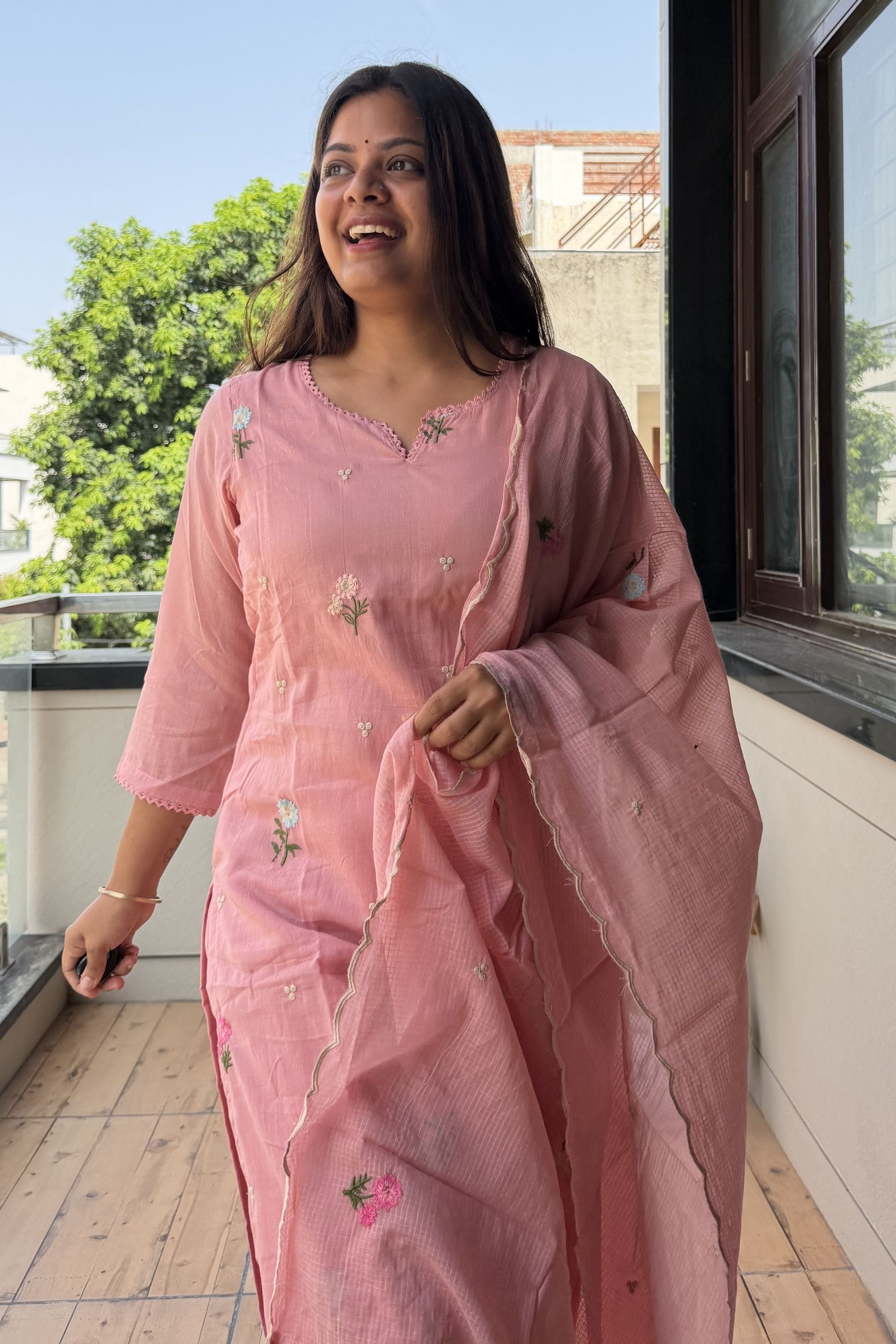 Dupatta Pant Set