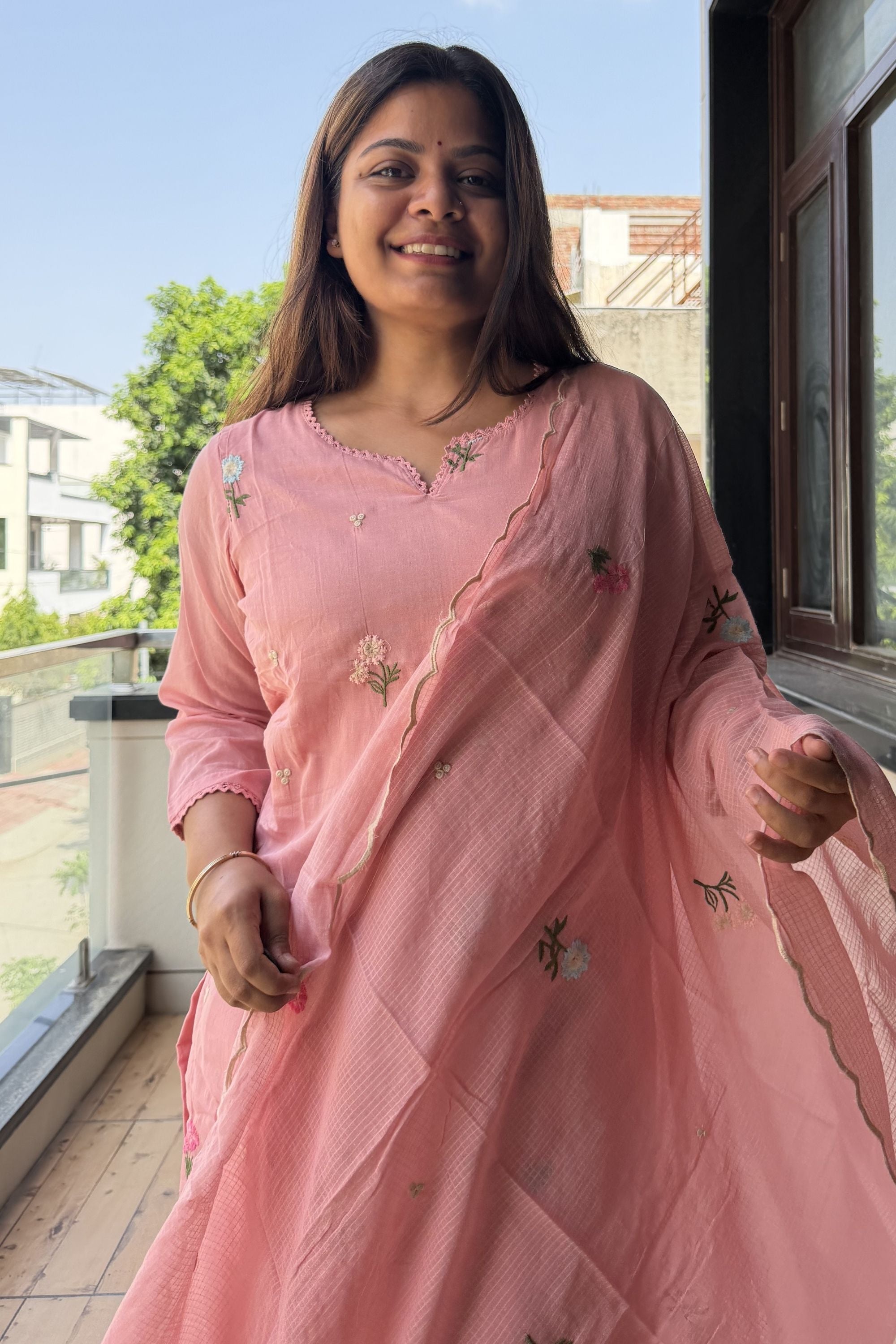 Dupatta Pant Set
