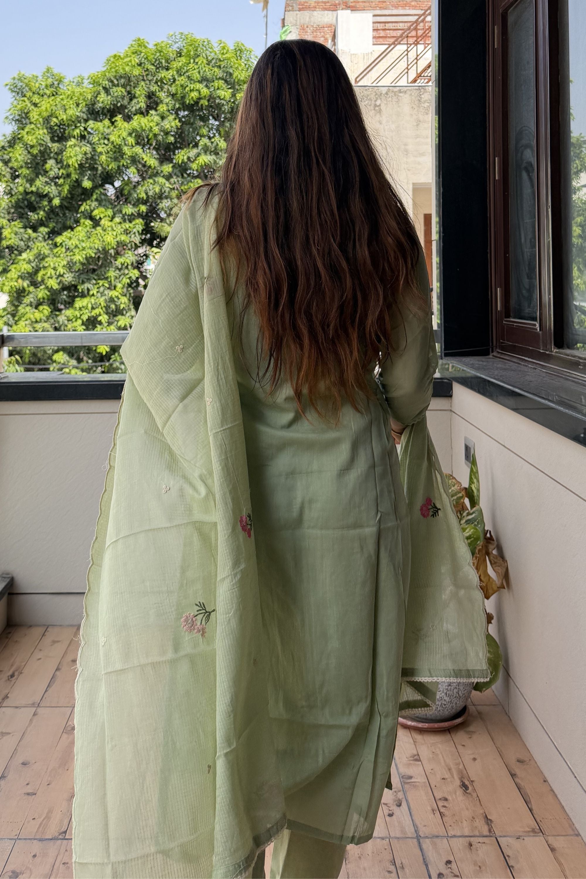 Dupatta Pant Set