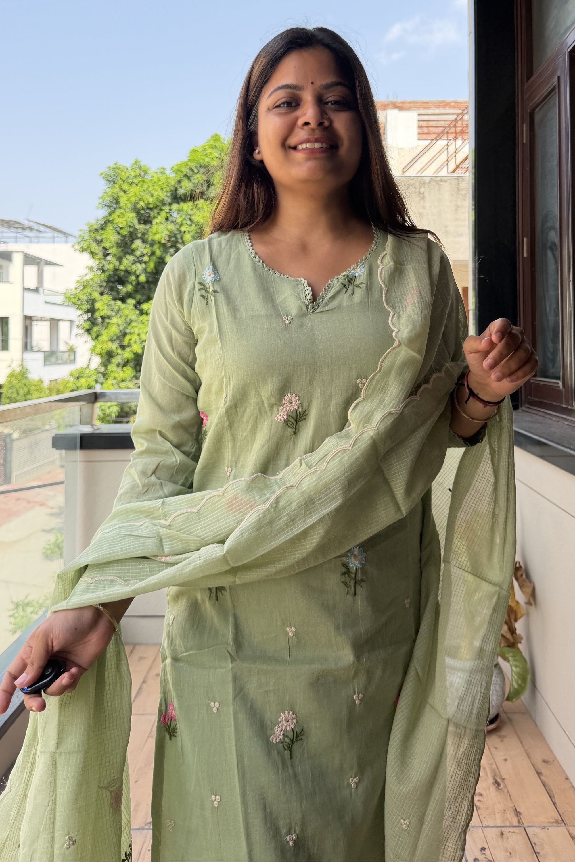 Dupatta Pant Set
